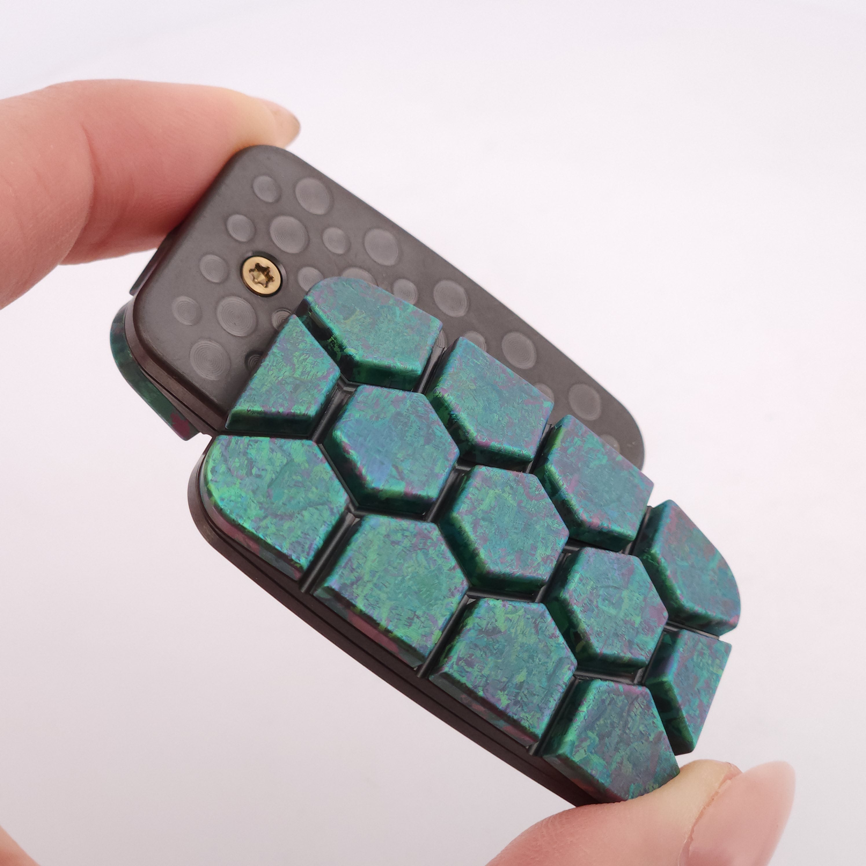 Exotic Custom Slider EX-069-E: Mosaic Turtle