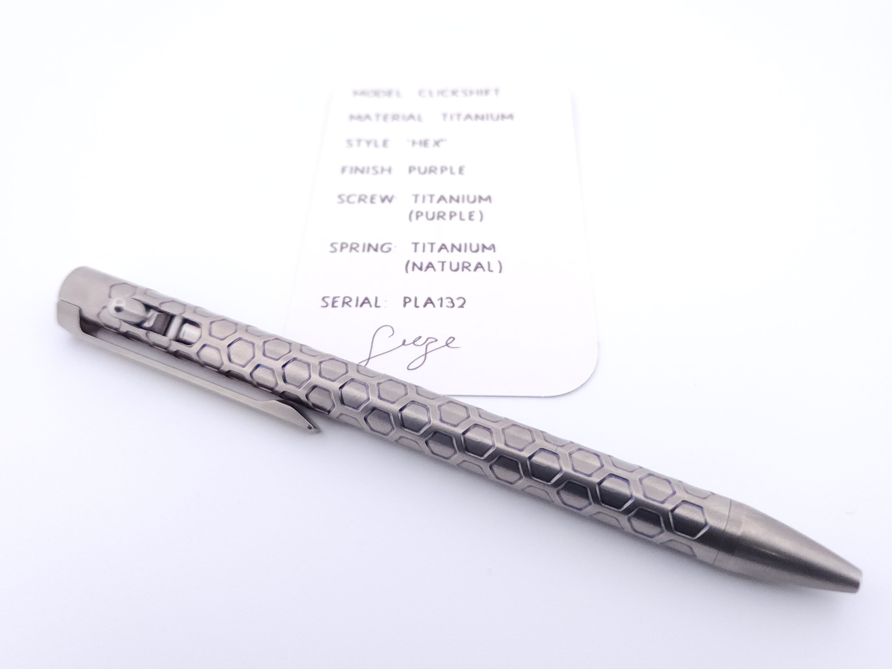 PenLab™ Custom Pen: PLA132