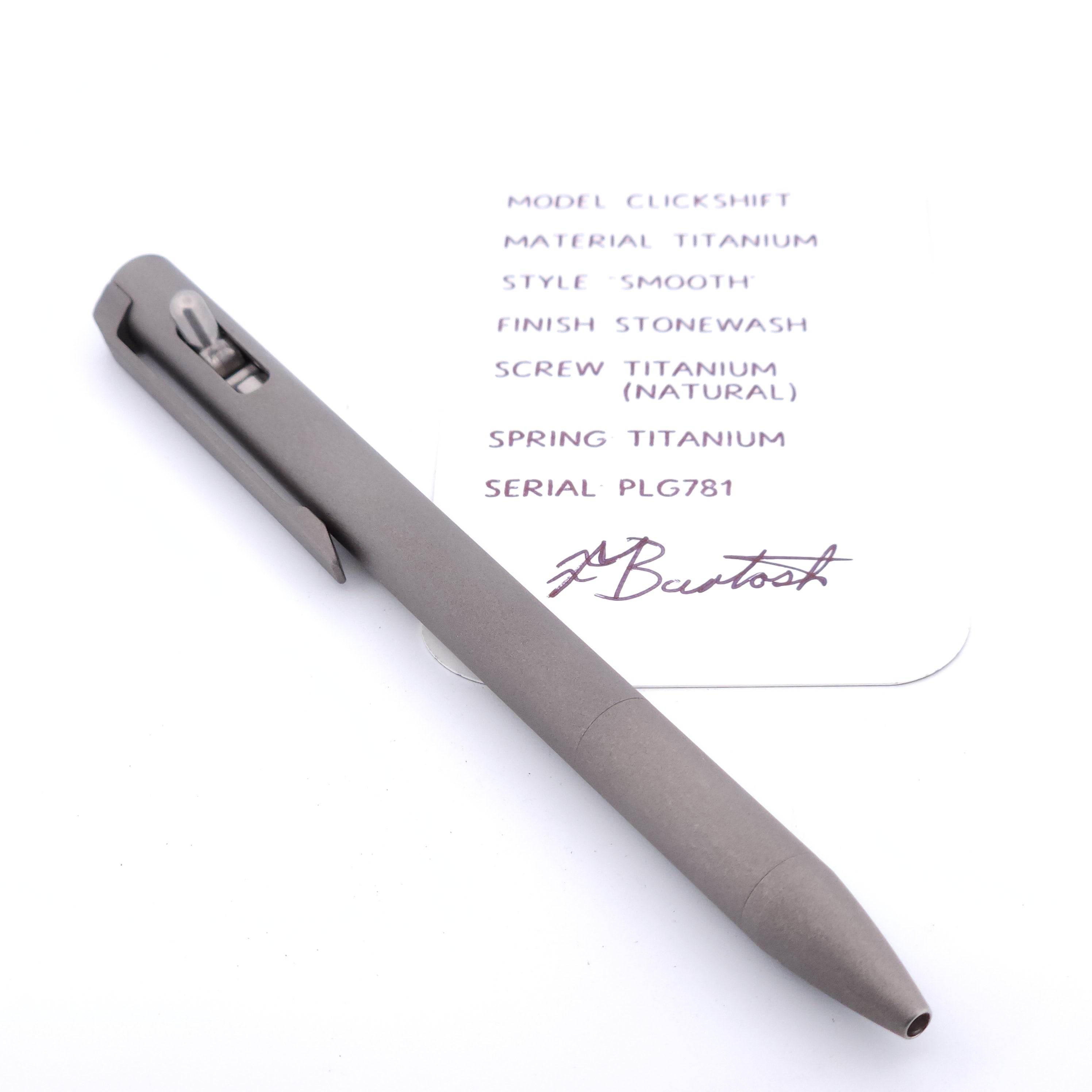 PenLab™ Custom Pen: PLG781 - "Smooth" (Stonewash)