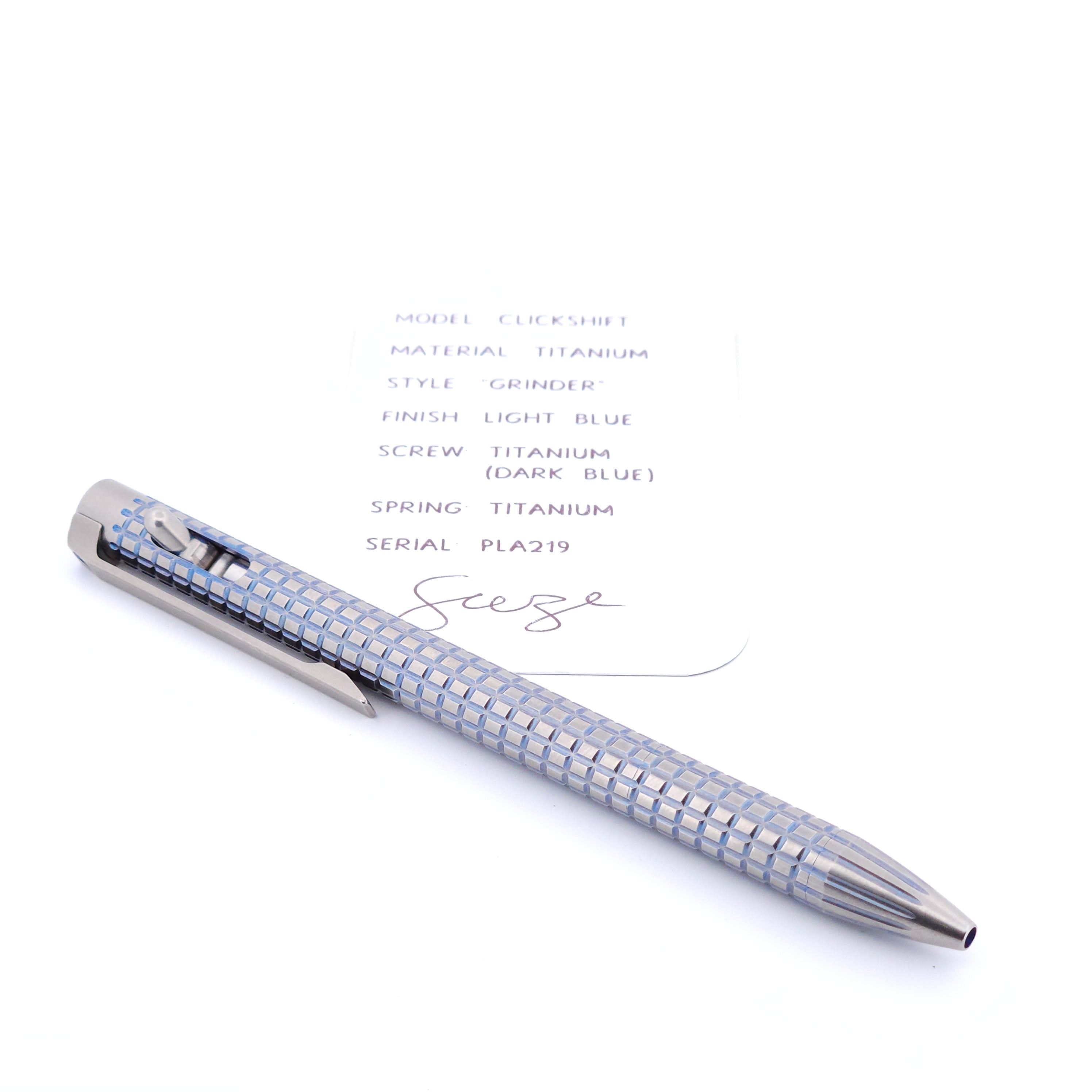 PenLab™ Custom Pen: PLA219