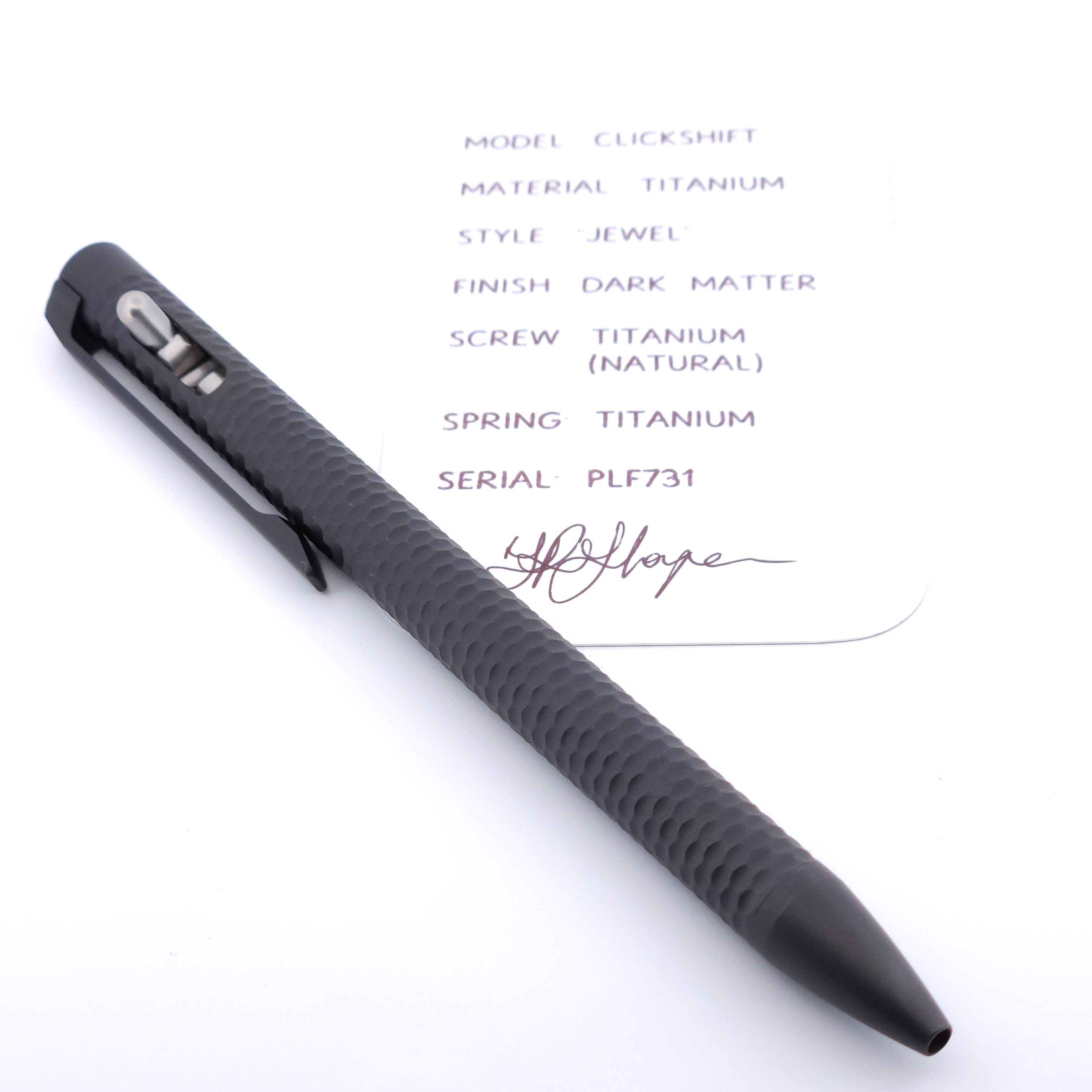 PenLab™ Custom Pen: PLF731 - "Jewel"