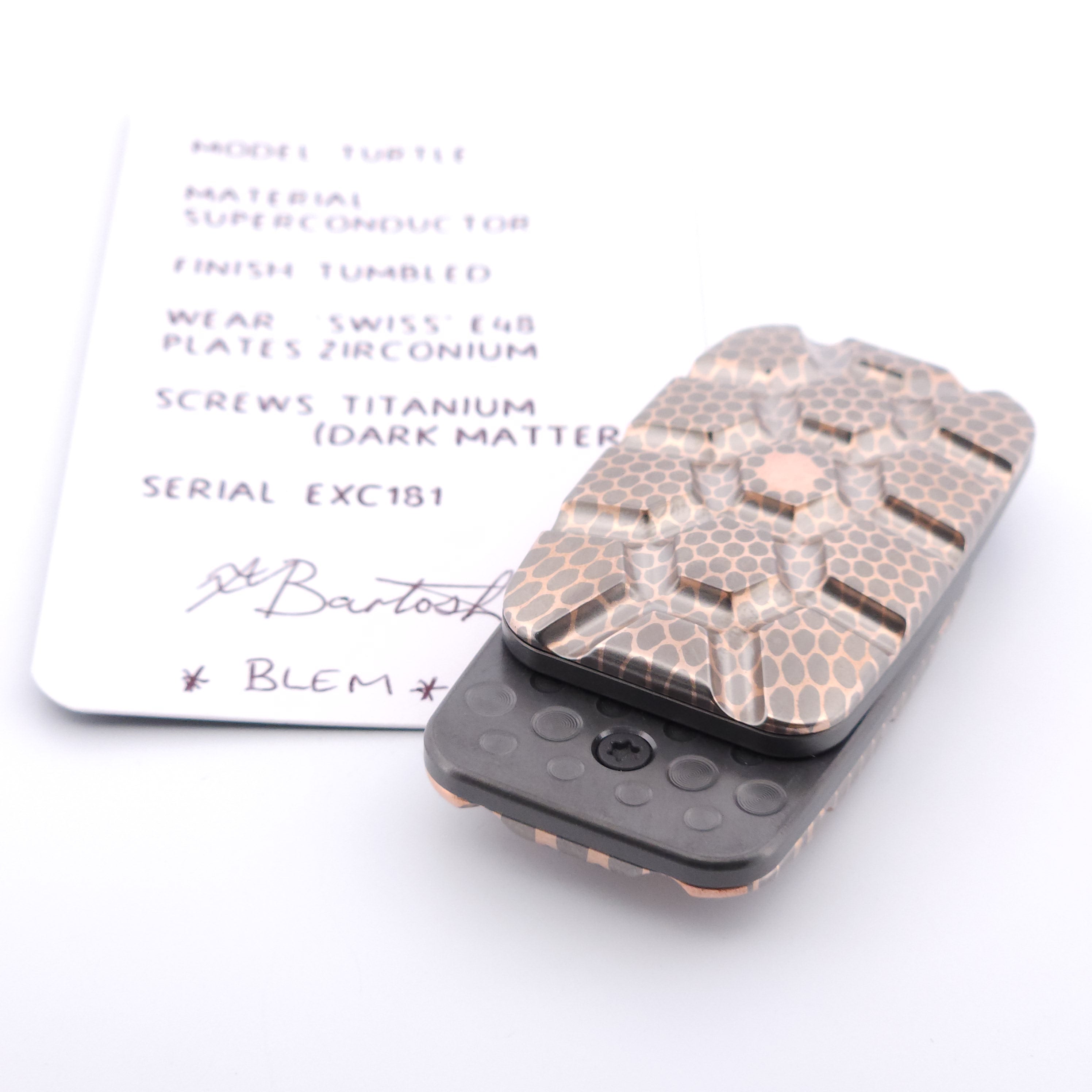 Exotic Custom Slider: EXC181 - Turtle *BLEM*