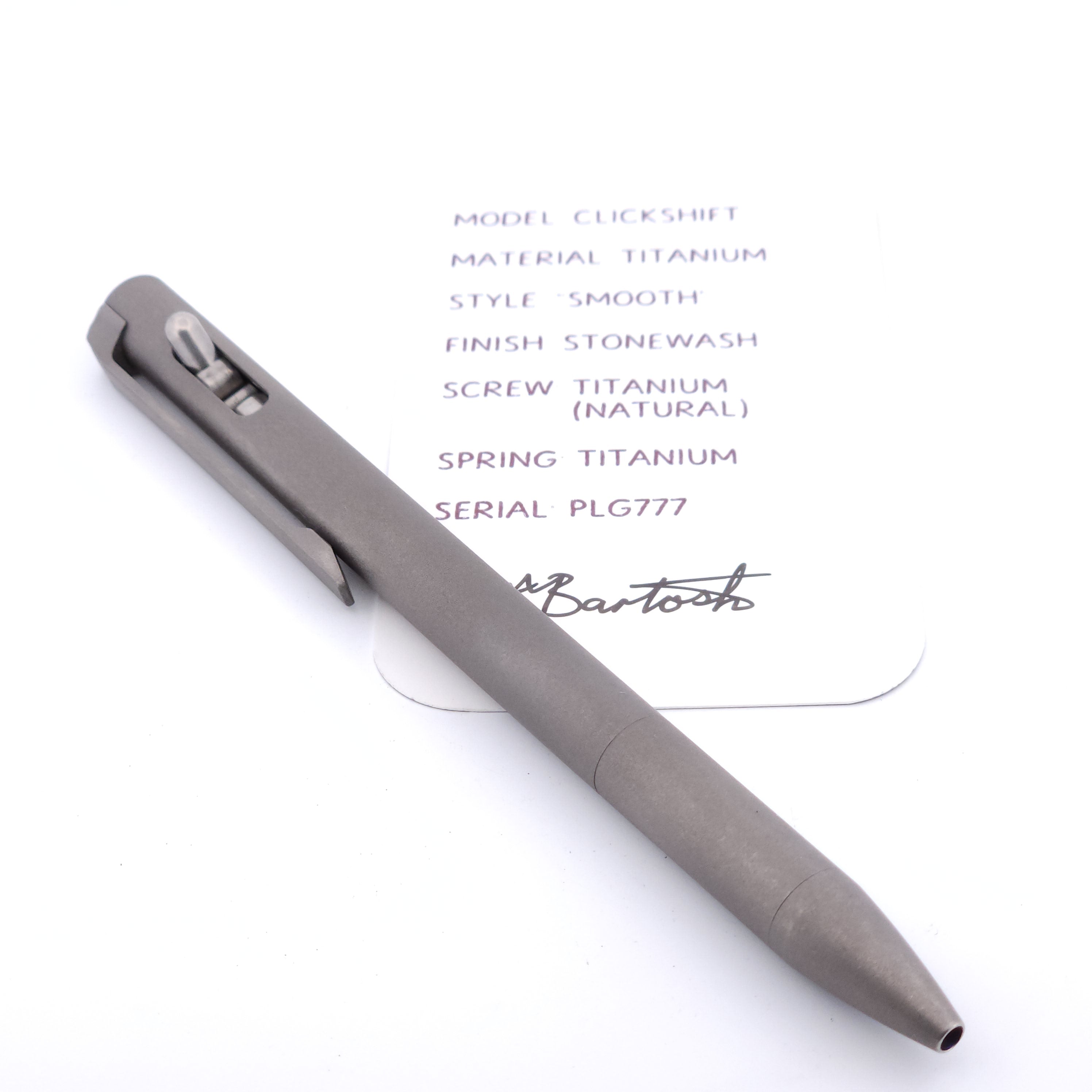 PenLab™ Custom Pen: PLG777 - "Smooth" (Stonewash)