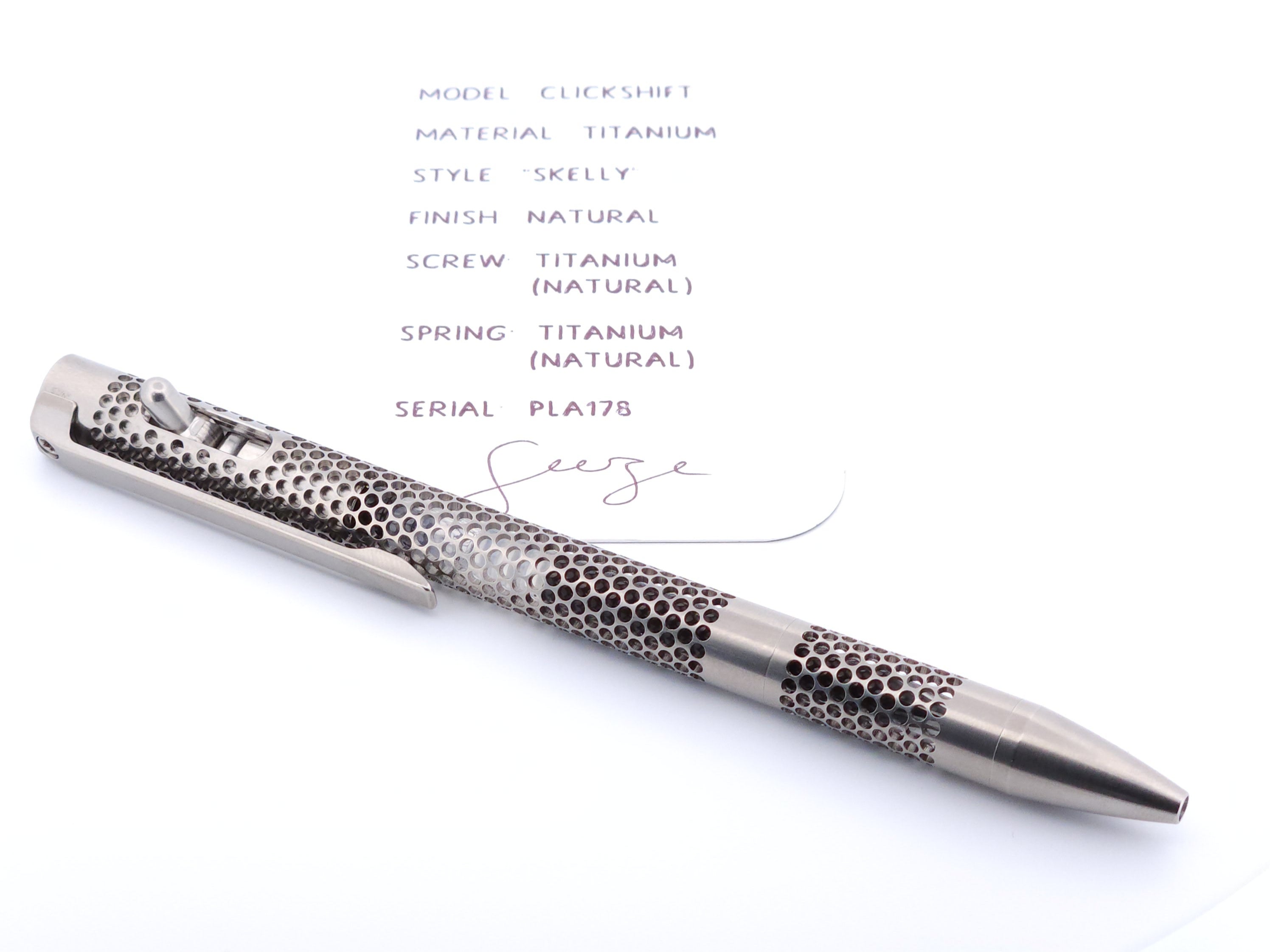 PenLab™ Custom Pen: PLA178