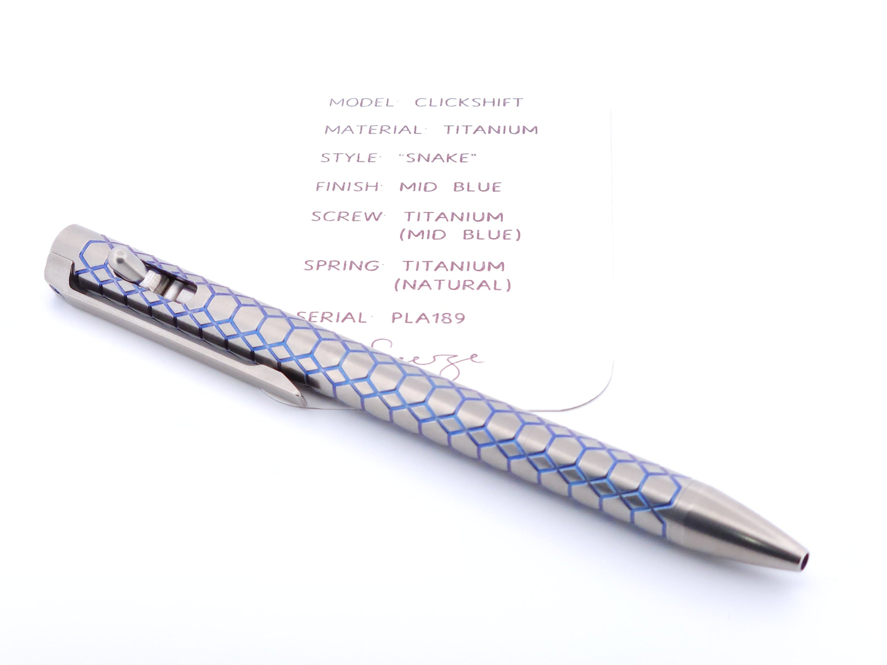 PenLab™ Custom Pen: PLA189
