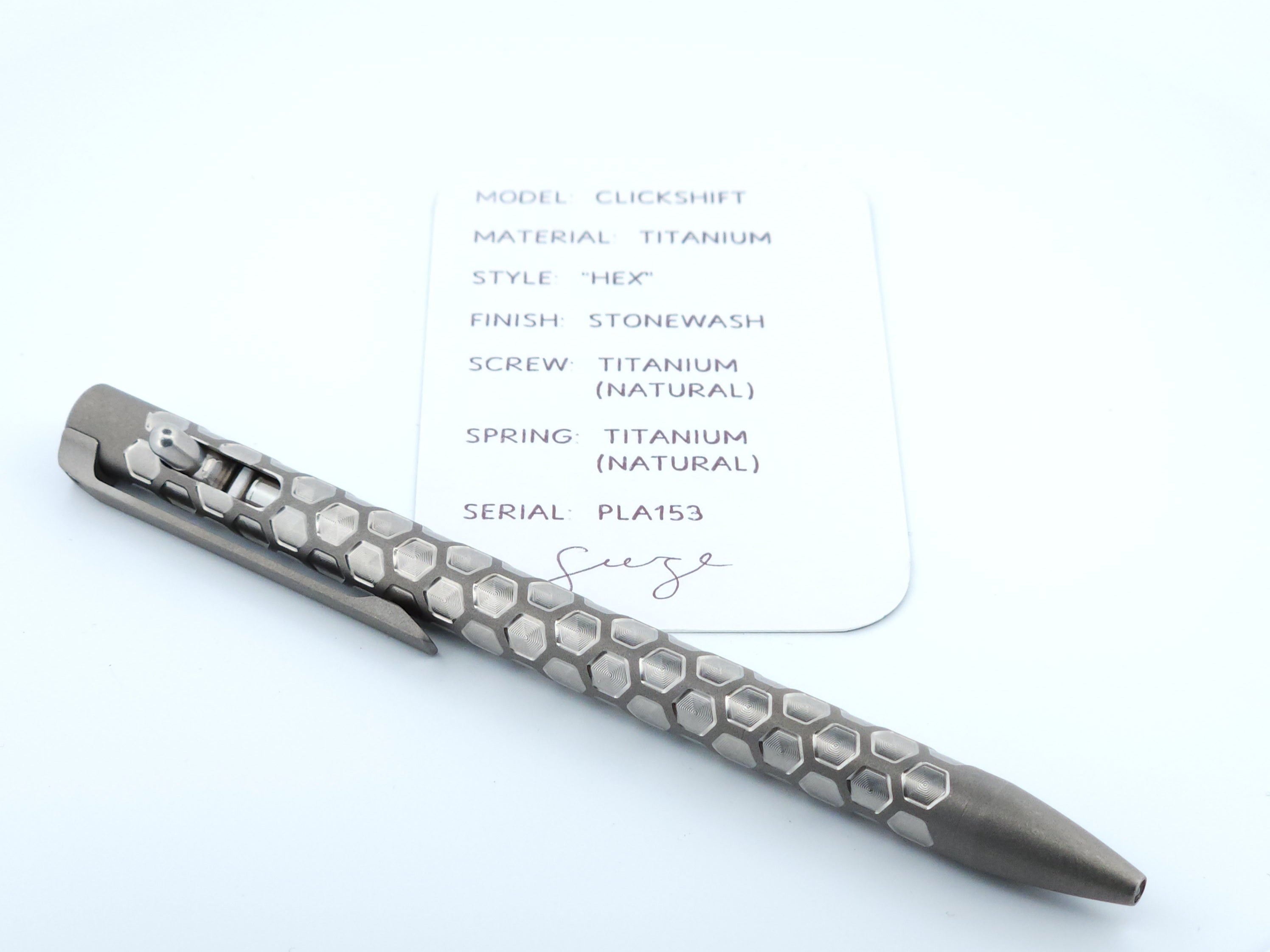 PenLab™ Custom Pen: PLA153