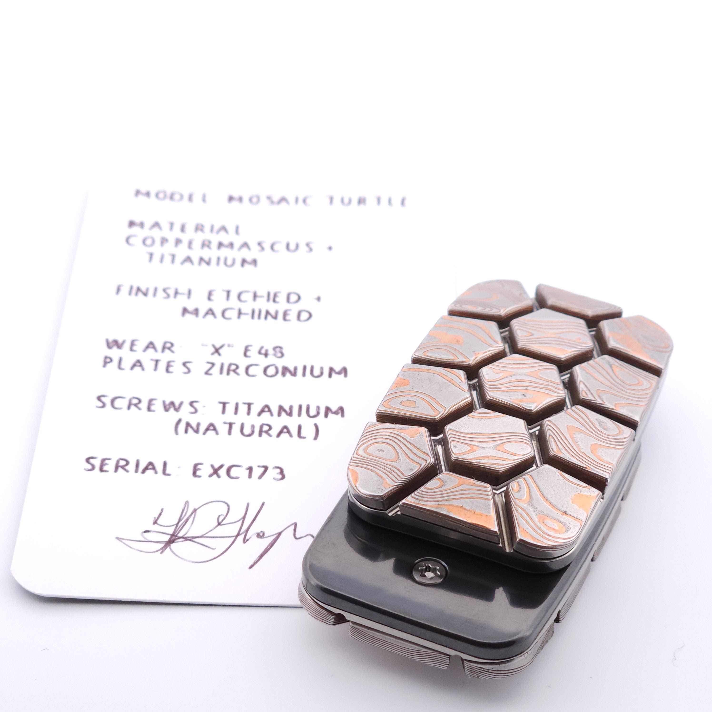 Exotic Custom Slider: EXC173 - Mosaic Turtle