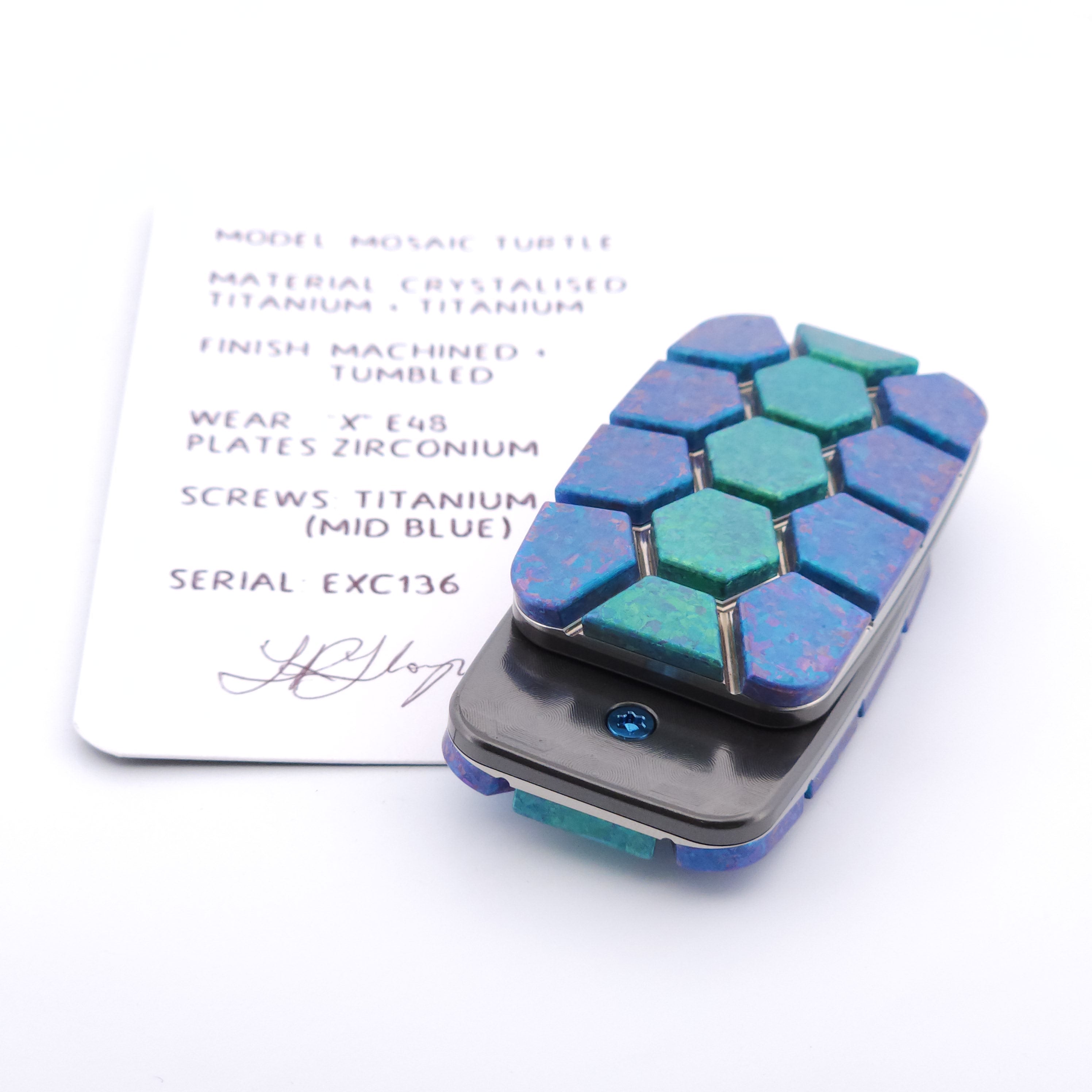 Exotic Custom Slider: EXC136 - Mosaic Turtle