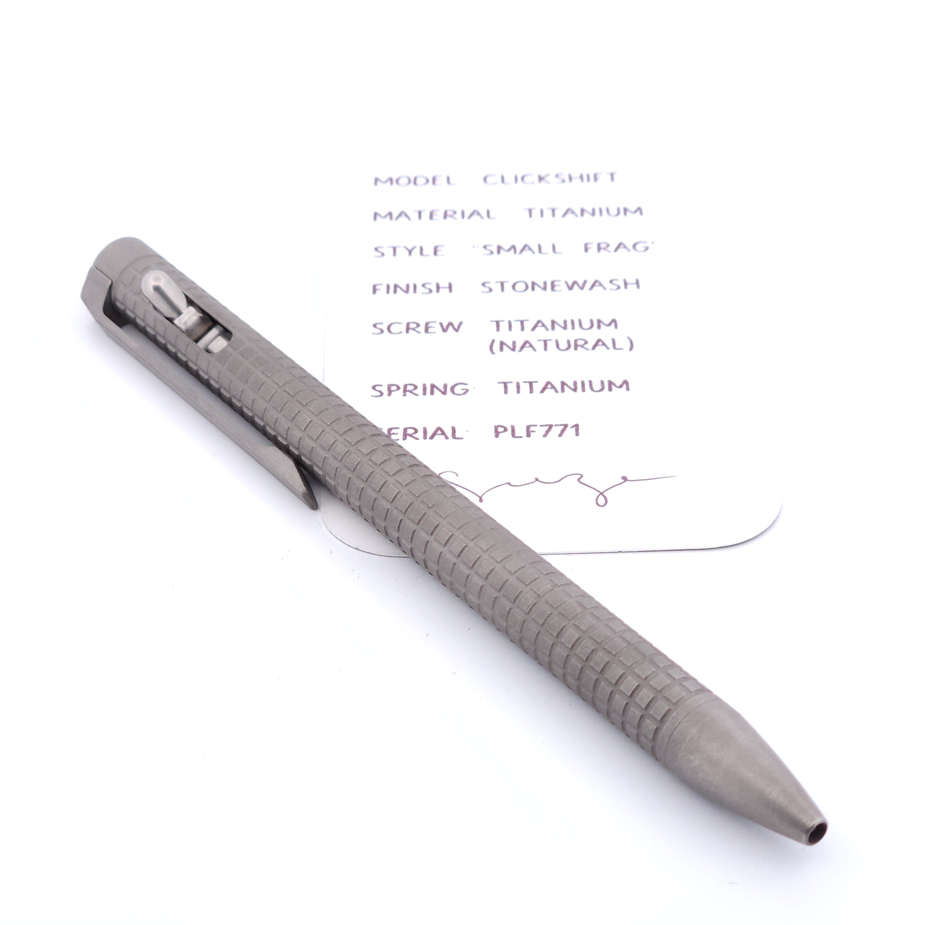 PenLab™ Custom Pen: PLF771 - "Small Frag" (Stonewash)
