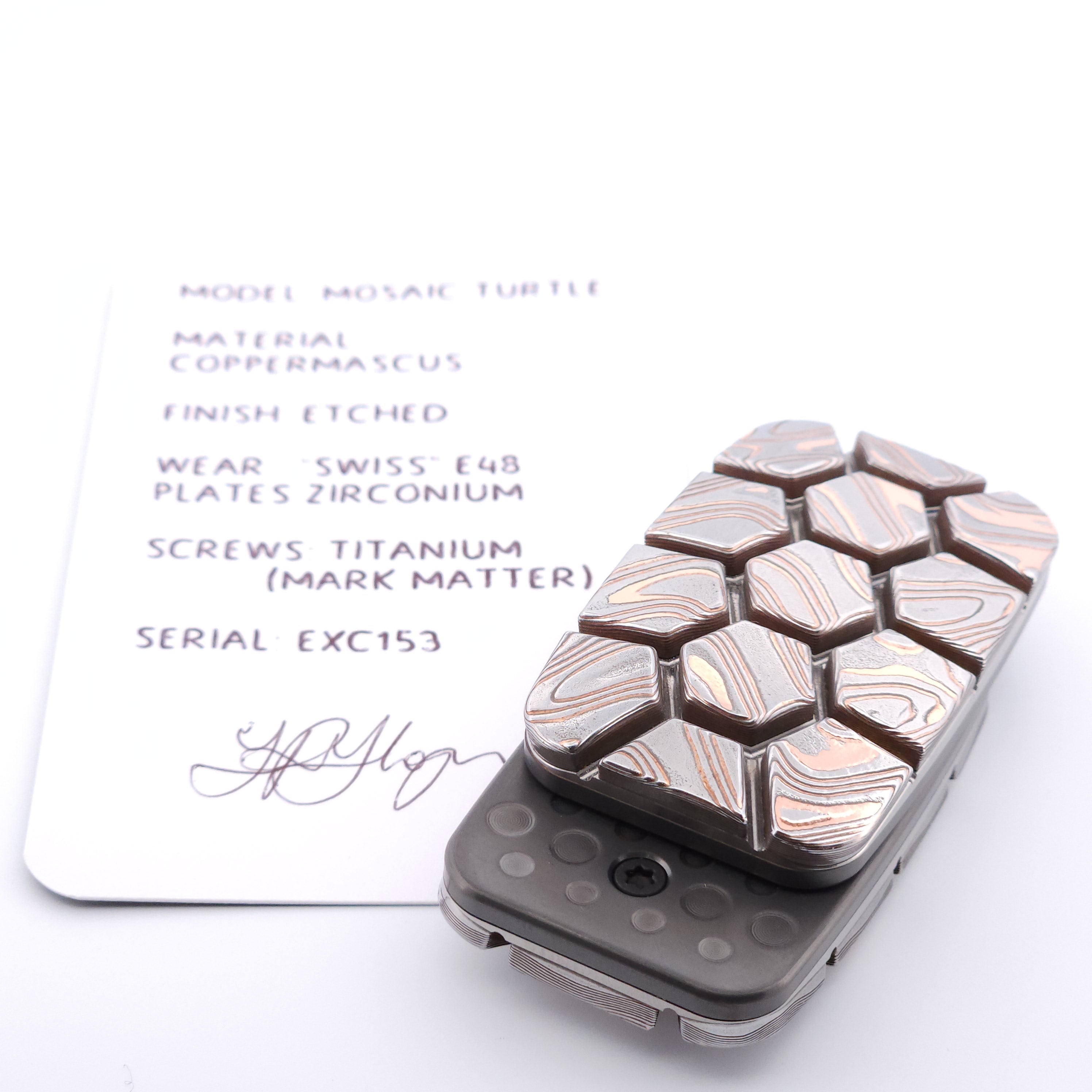 Exotic Custom Slider: EXC153 - Mosaic Turtle