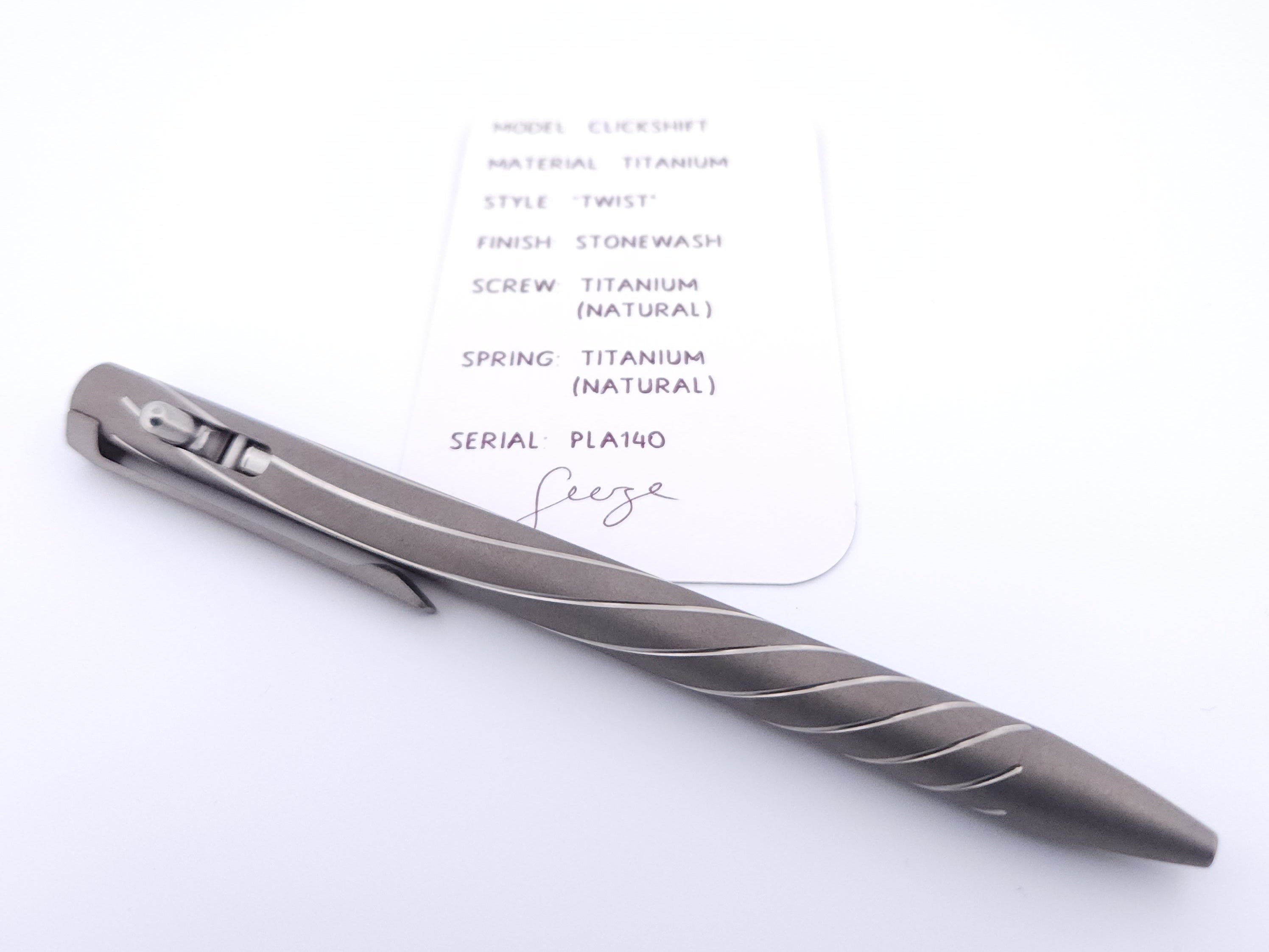 PenLab™ Custom Pen: PLA140