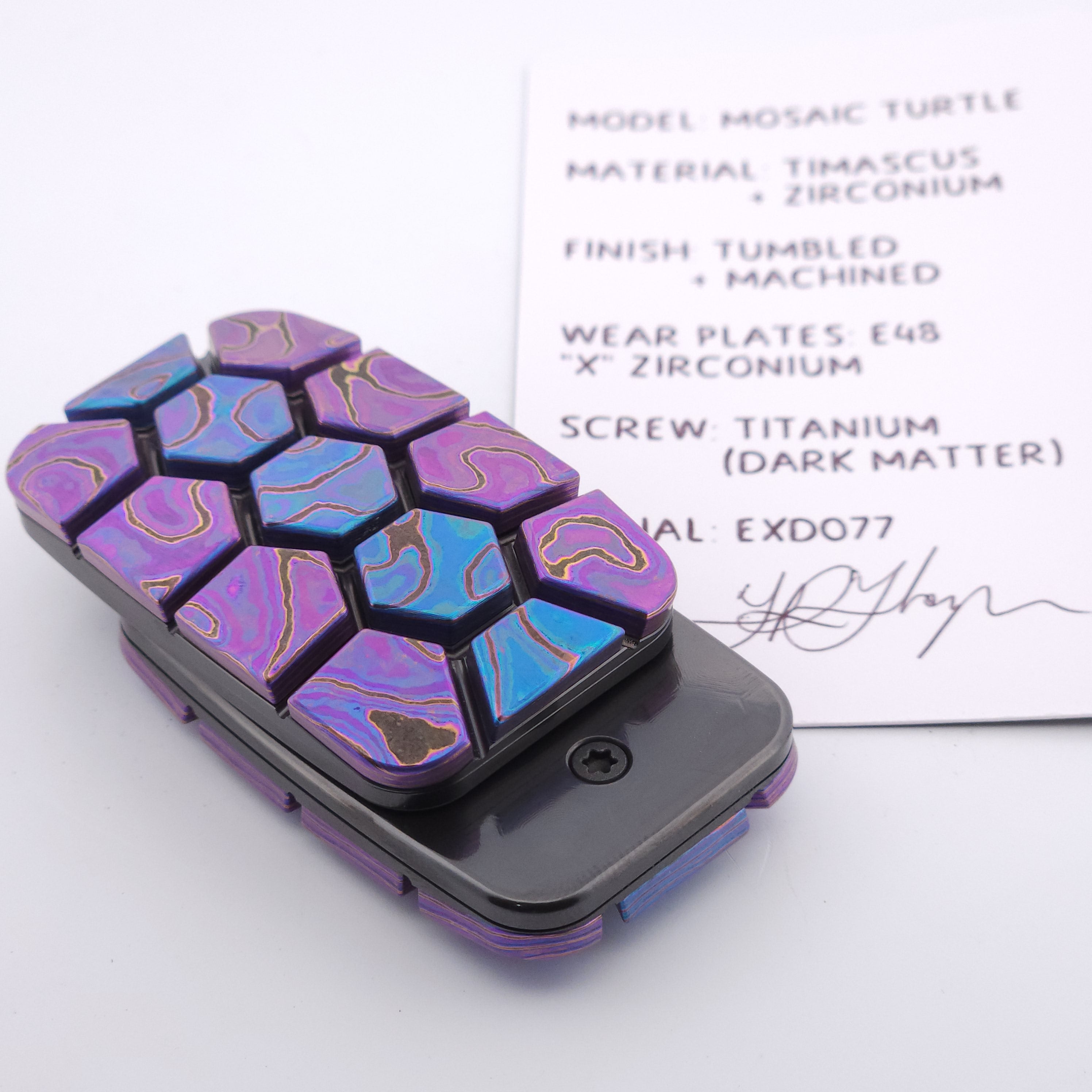 Exotic Custom Slider: EXD077 - Mosaic Turtle