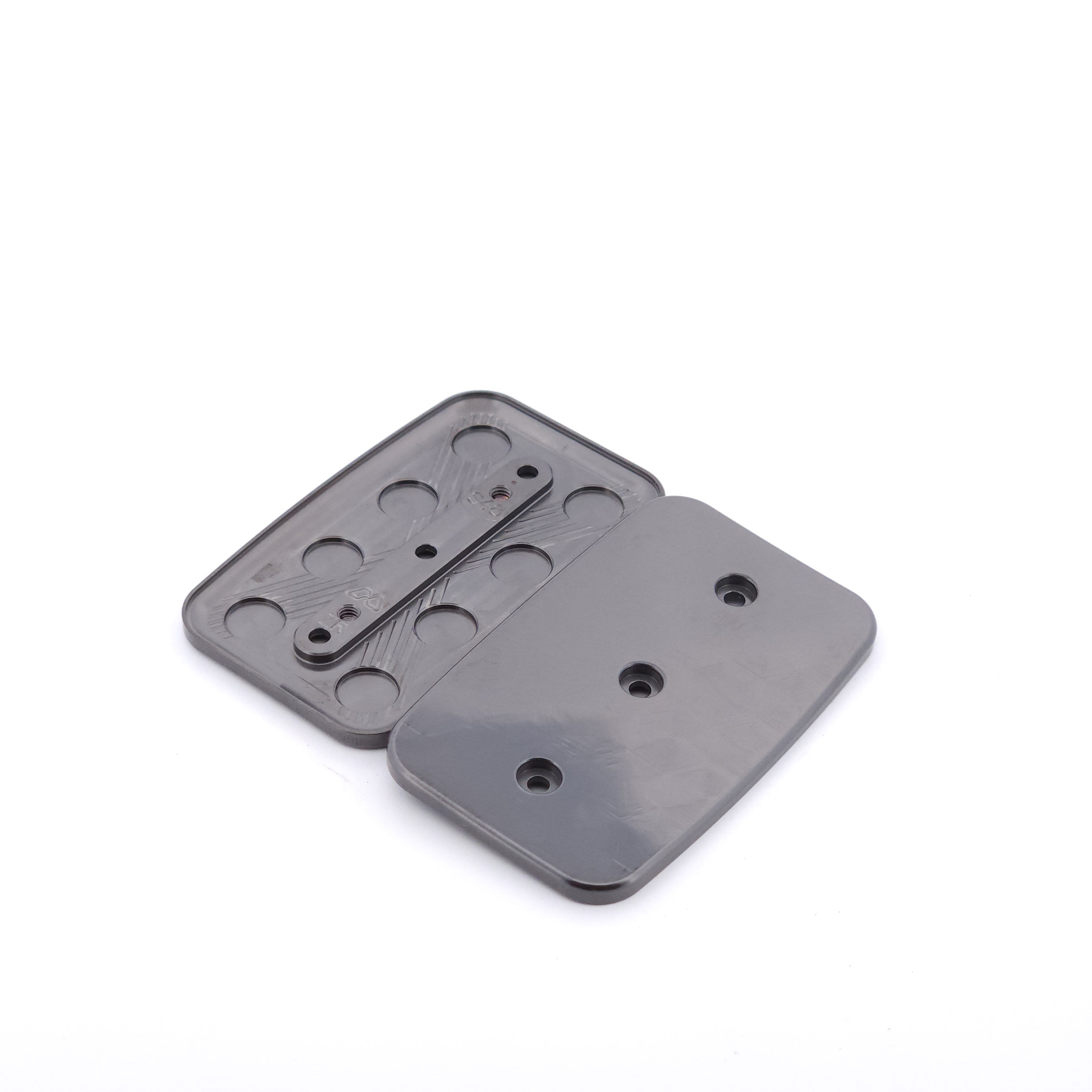 S48 "X" Plate Set - Zirconium - Triple Screw