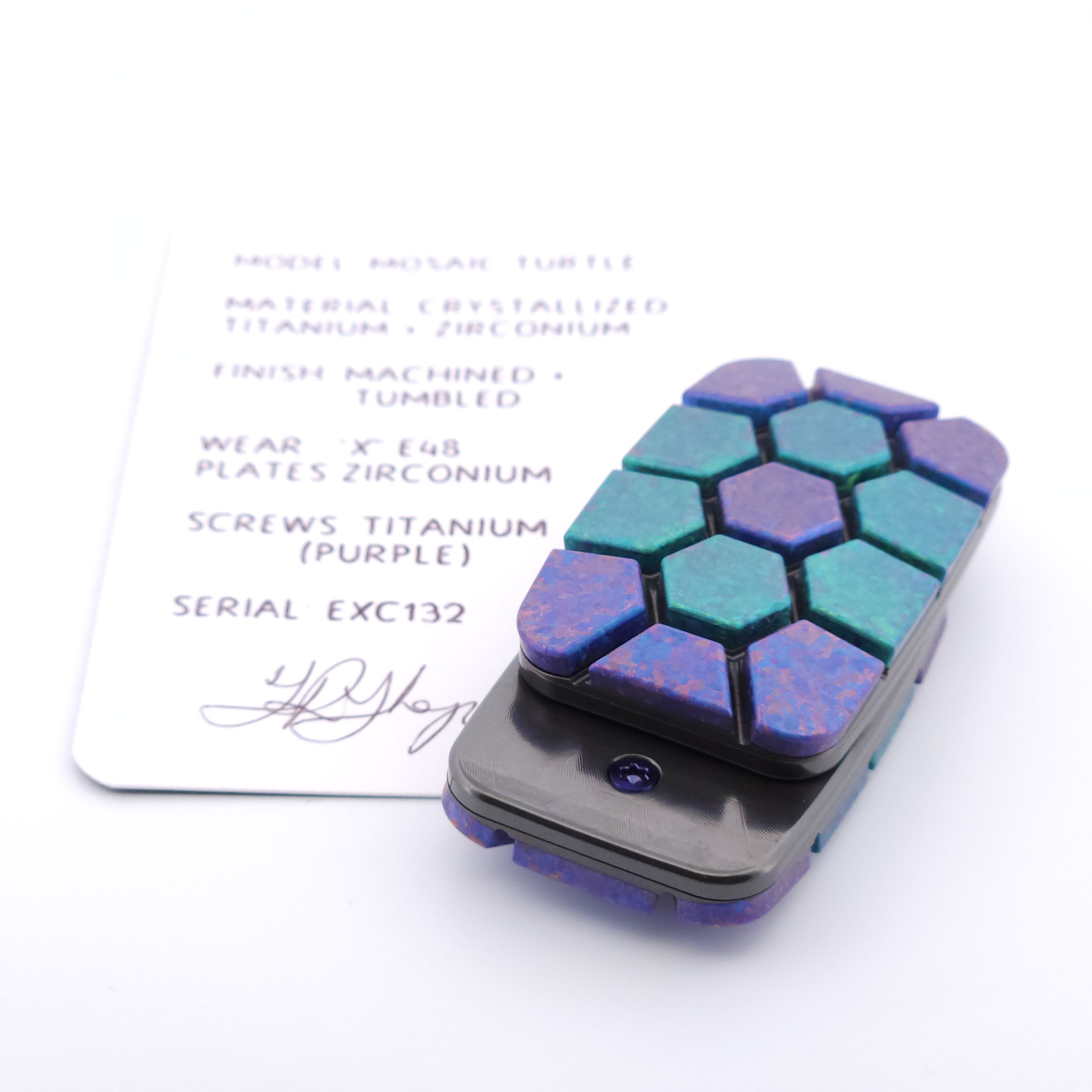 Exotic Custom Slider: EXC132 - Mosaic Turtle