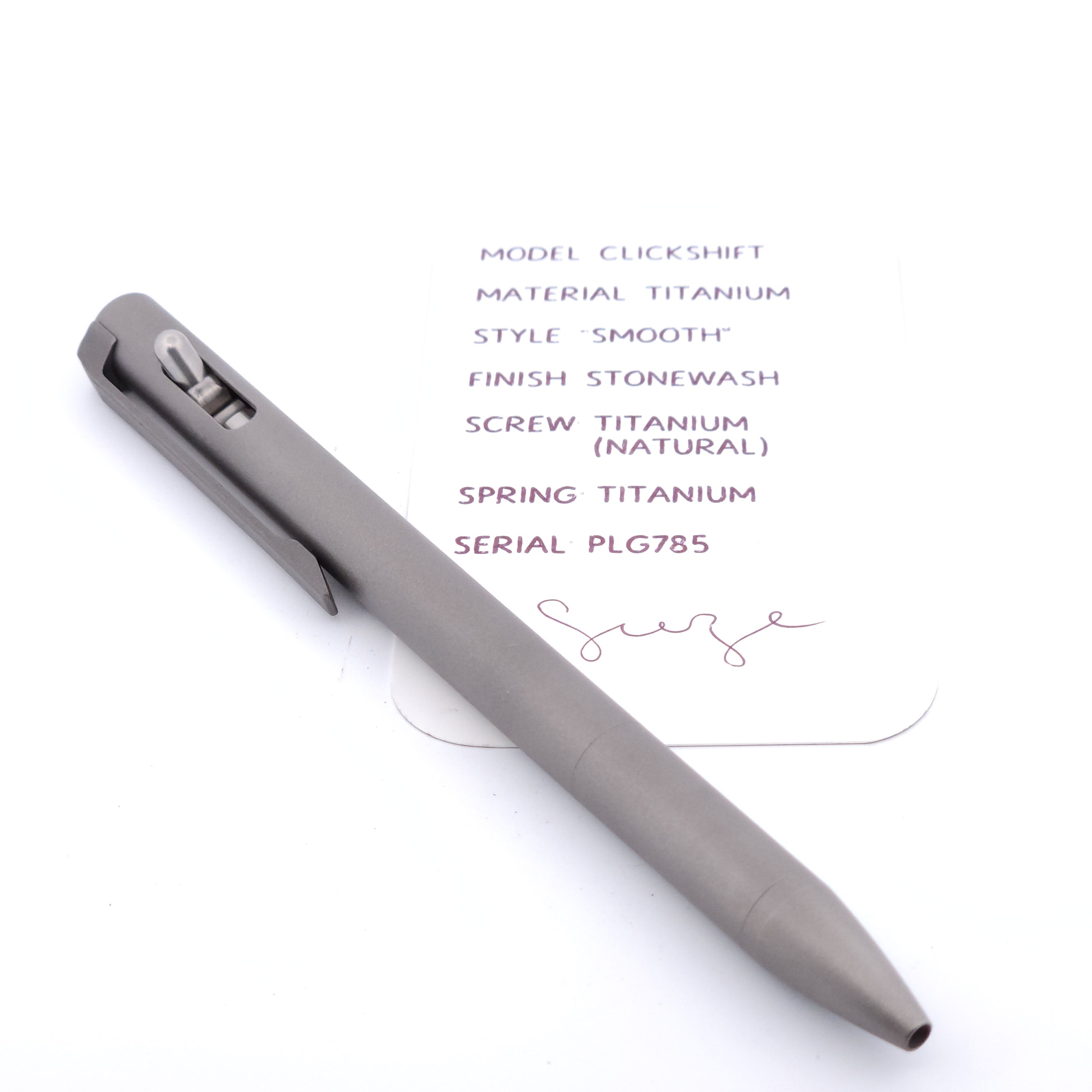 PenLab™ Custom Pen: PLG785 - "Smooth" (Stonewash)