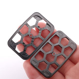 E48 "Skelly Hex" Plate Set - Zirconium - Single Screw