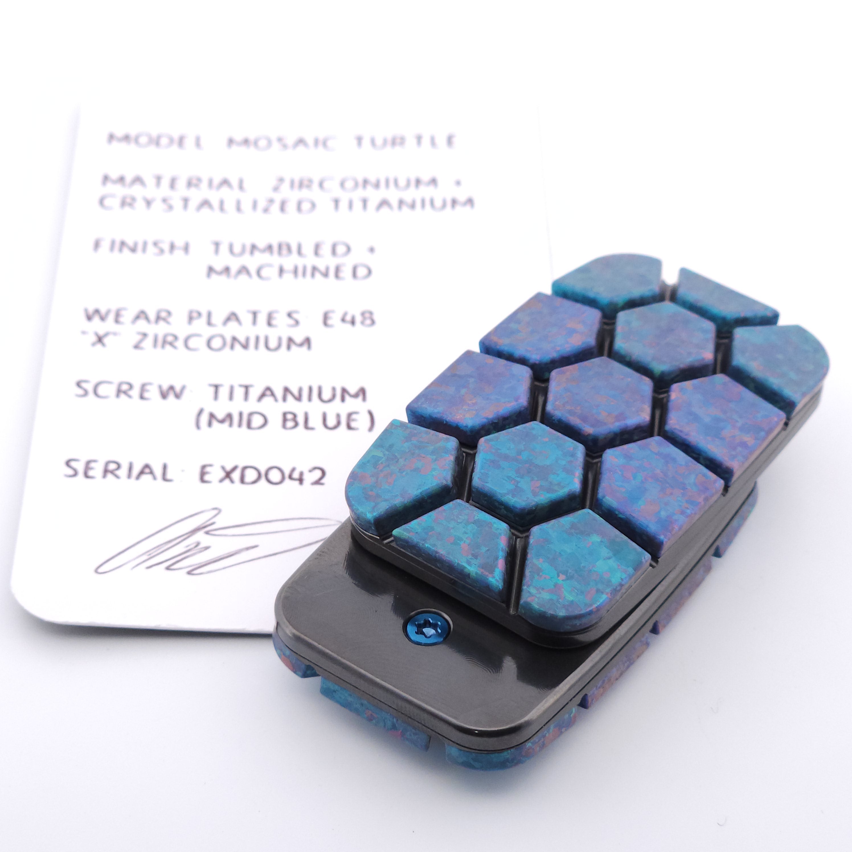 Exotic Custom Slider: EXD042 - Mosaic Turtle