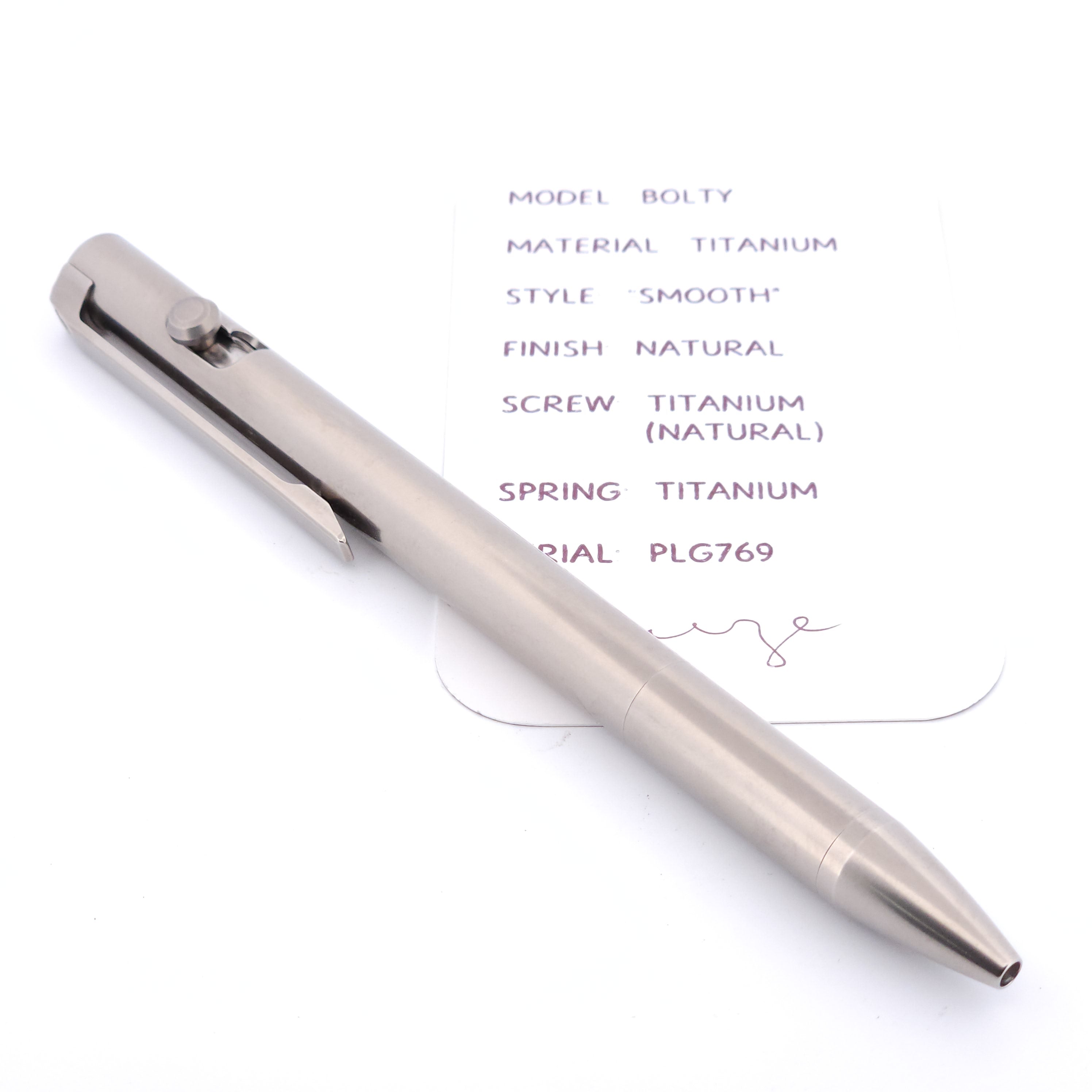 PenLab™ Custom Bolty Pen: PLG769 - "Smooth"