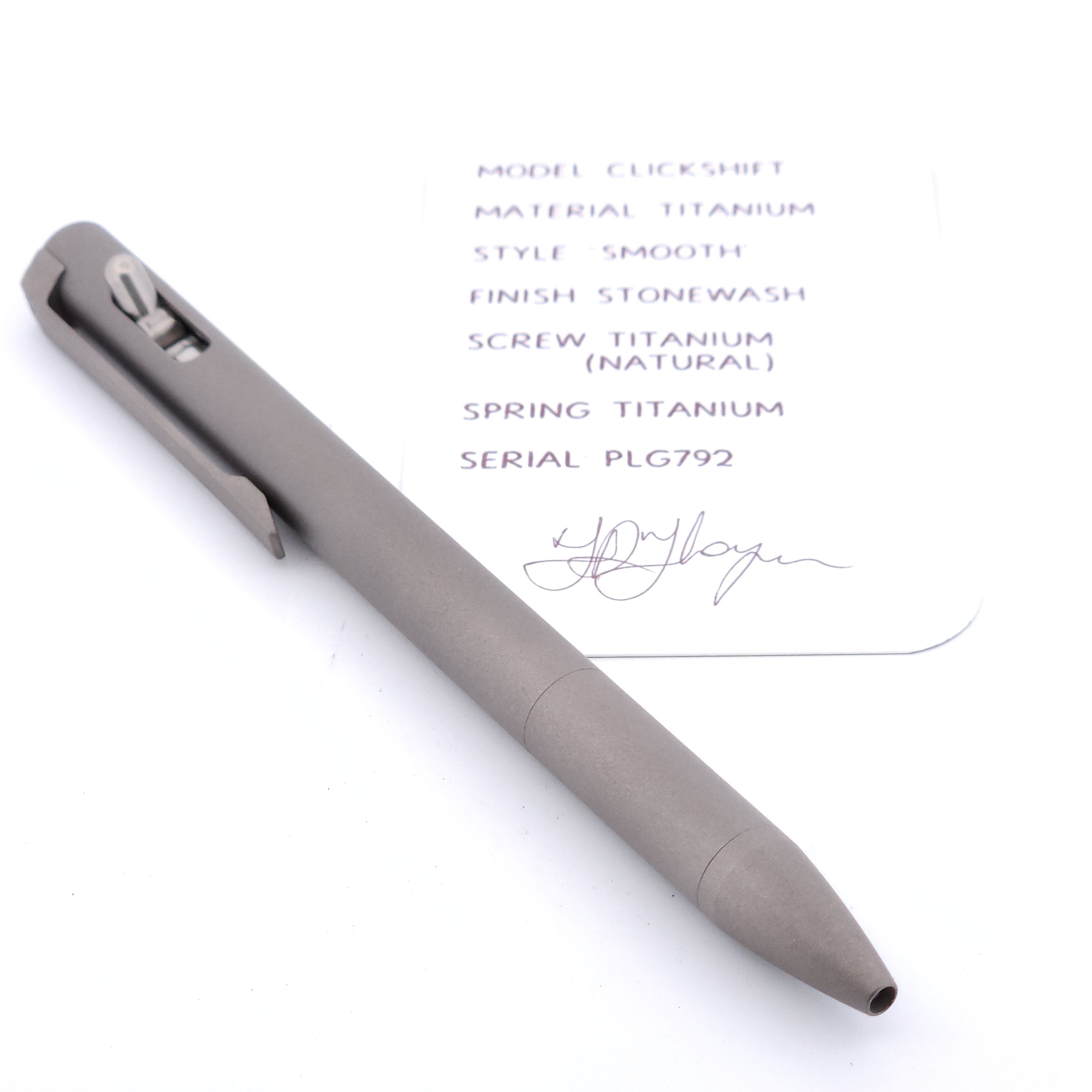 PenLab™ Custom Pen: PLG792 - "Smooth" (Stonewash)