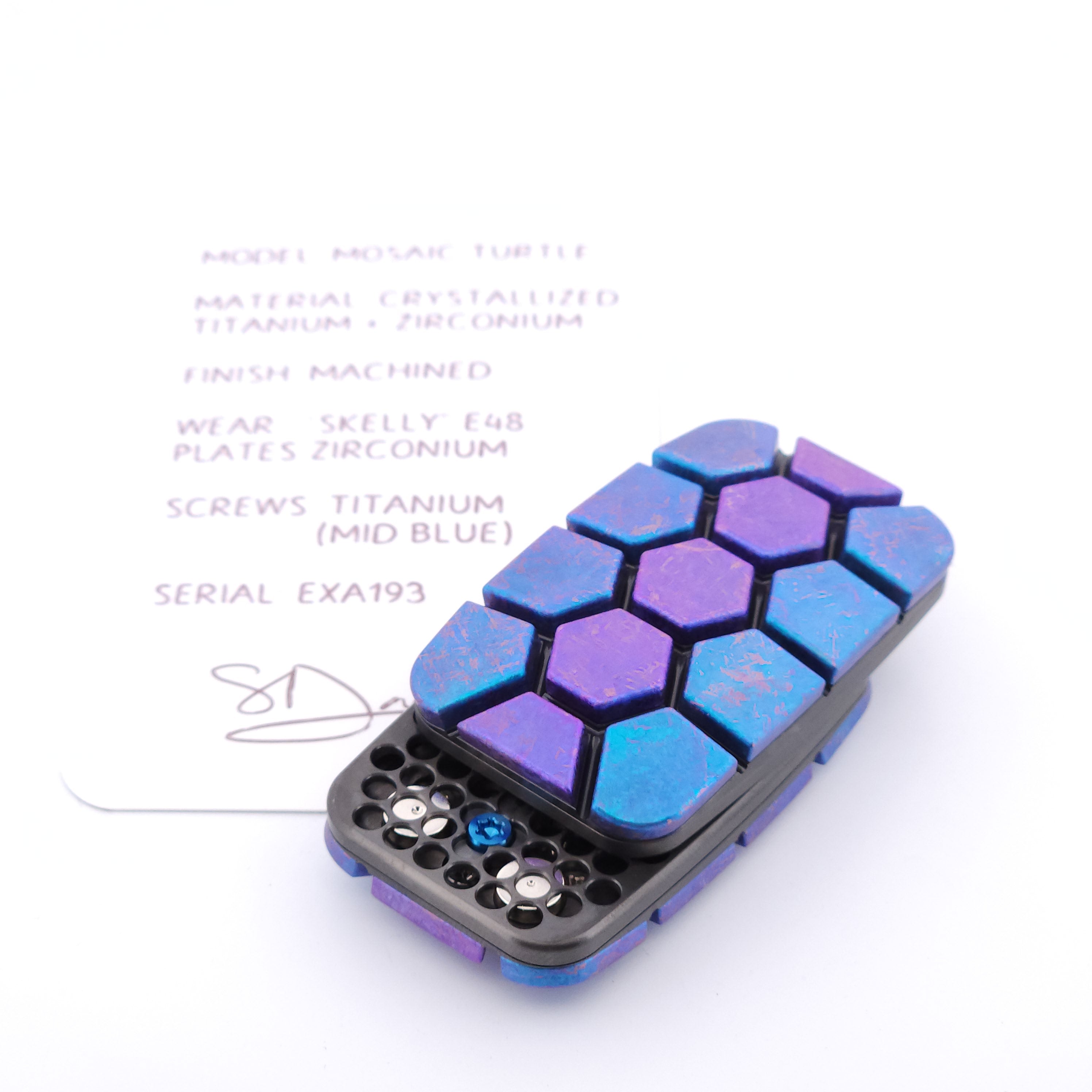 Exotic Custom Slider: EXA193 - Mosaic Turtle