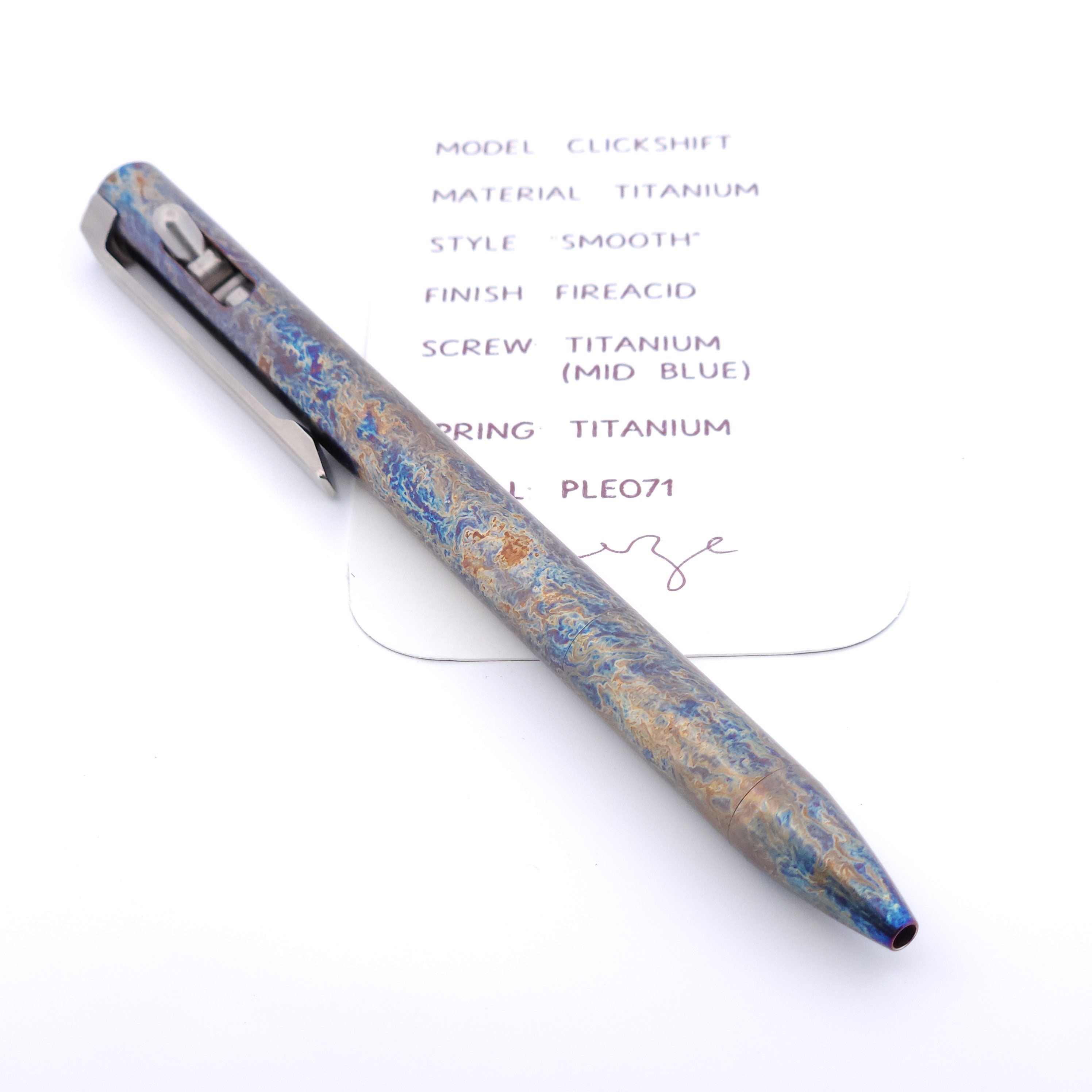 PenLab™ Custom Pen: PLE071 - "Smooth"