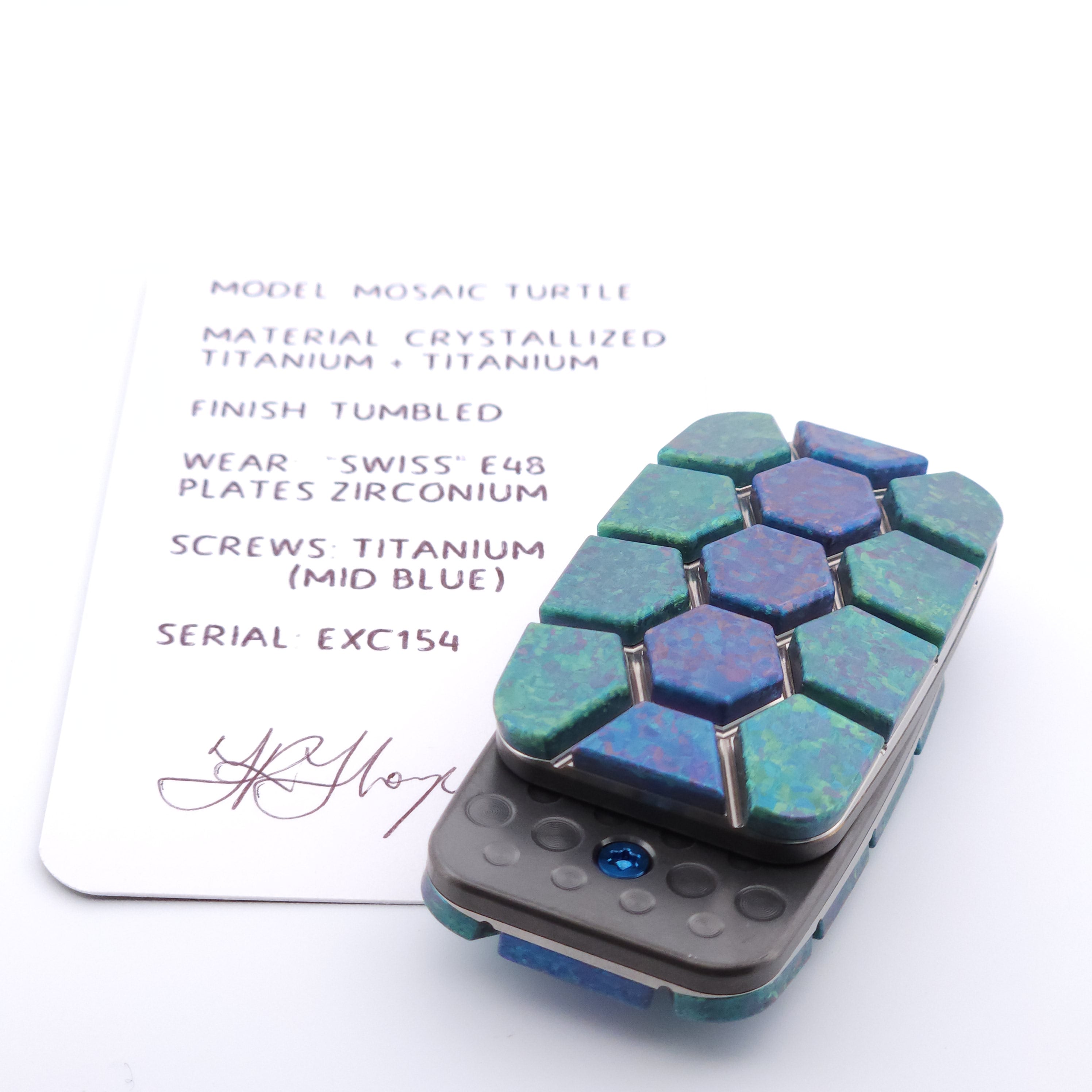 Exotic Custom Slider: EXC154 - Mosaic Turtle