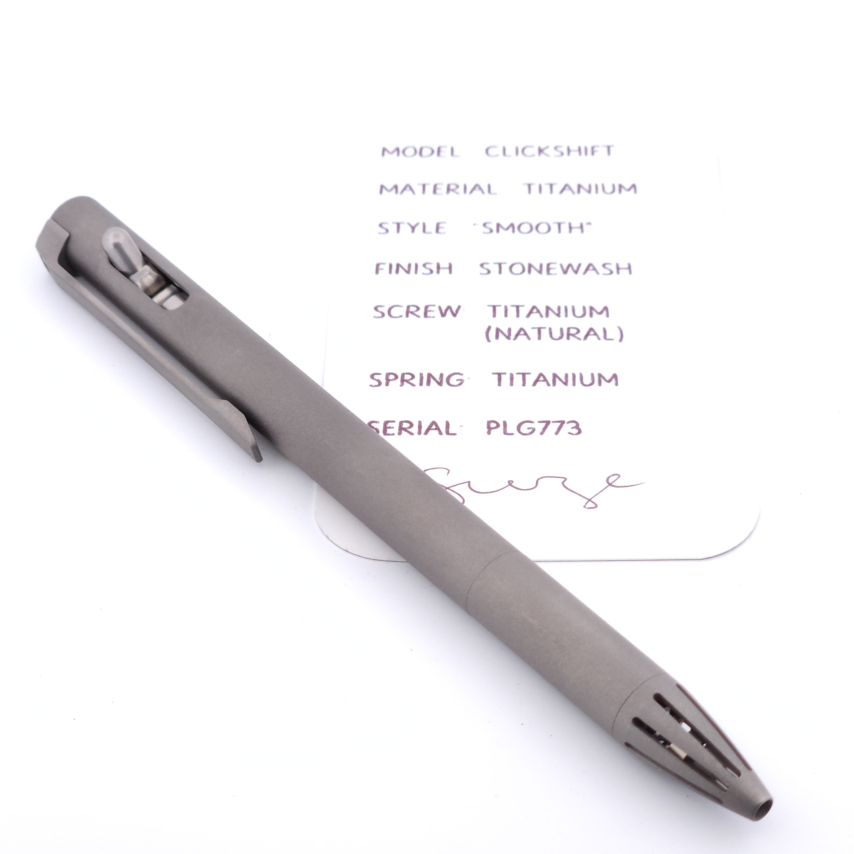 PenLab™ Custom Pen: PLG773 - "Smooth" (Stonewash)