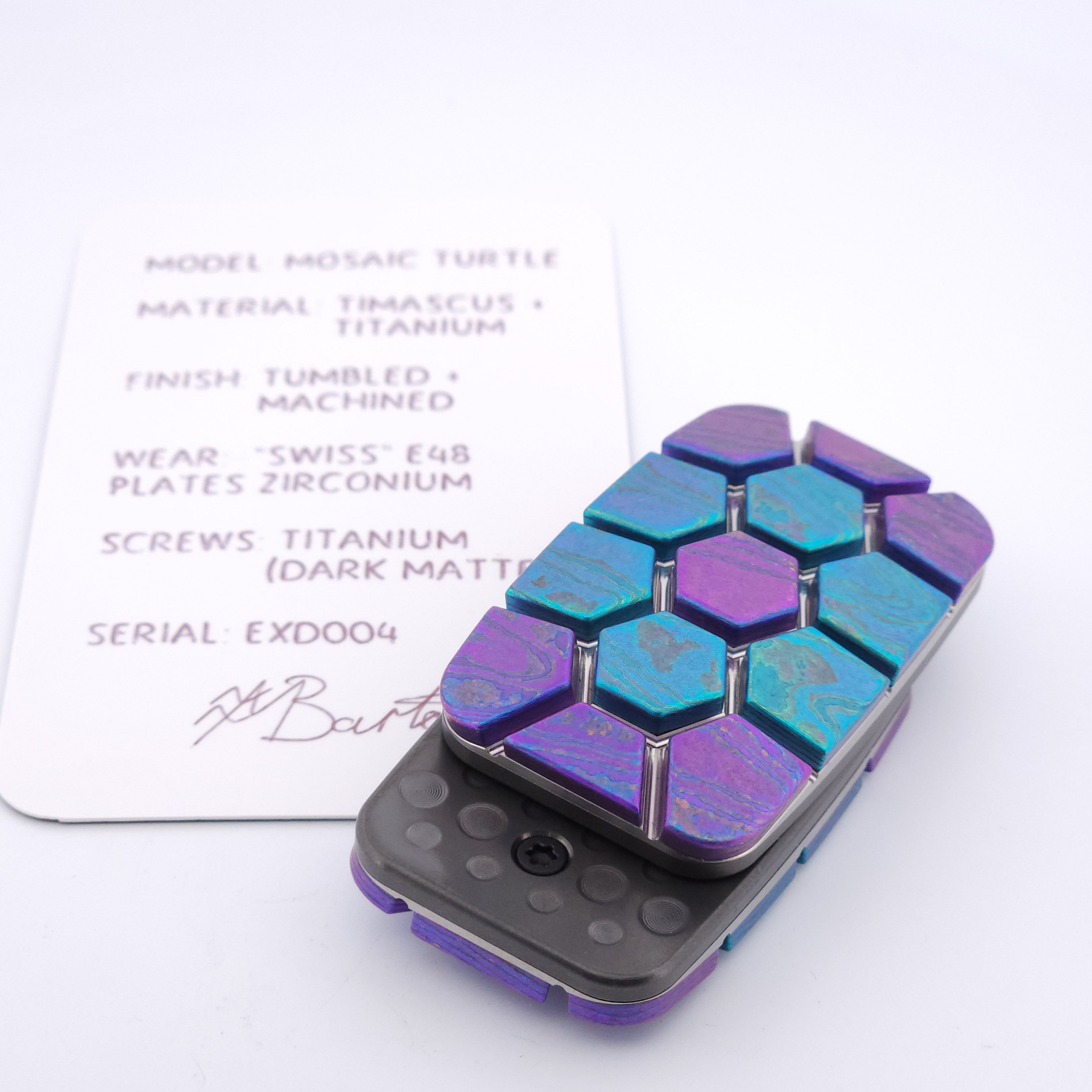Exotic Custom Slider: EXD004 - Mosaic Turtle