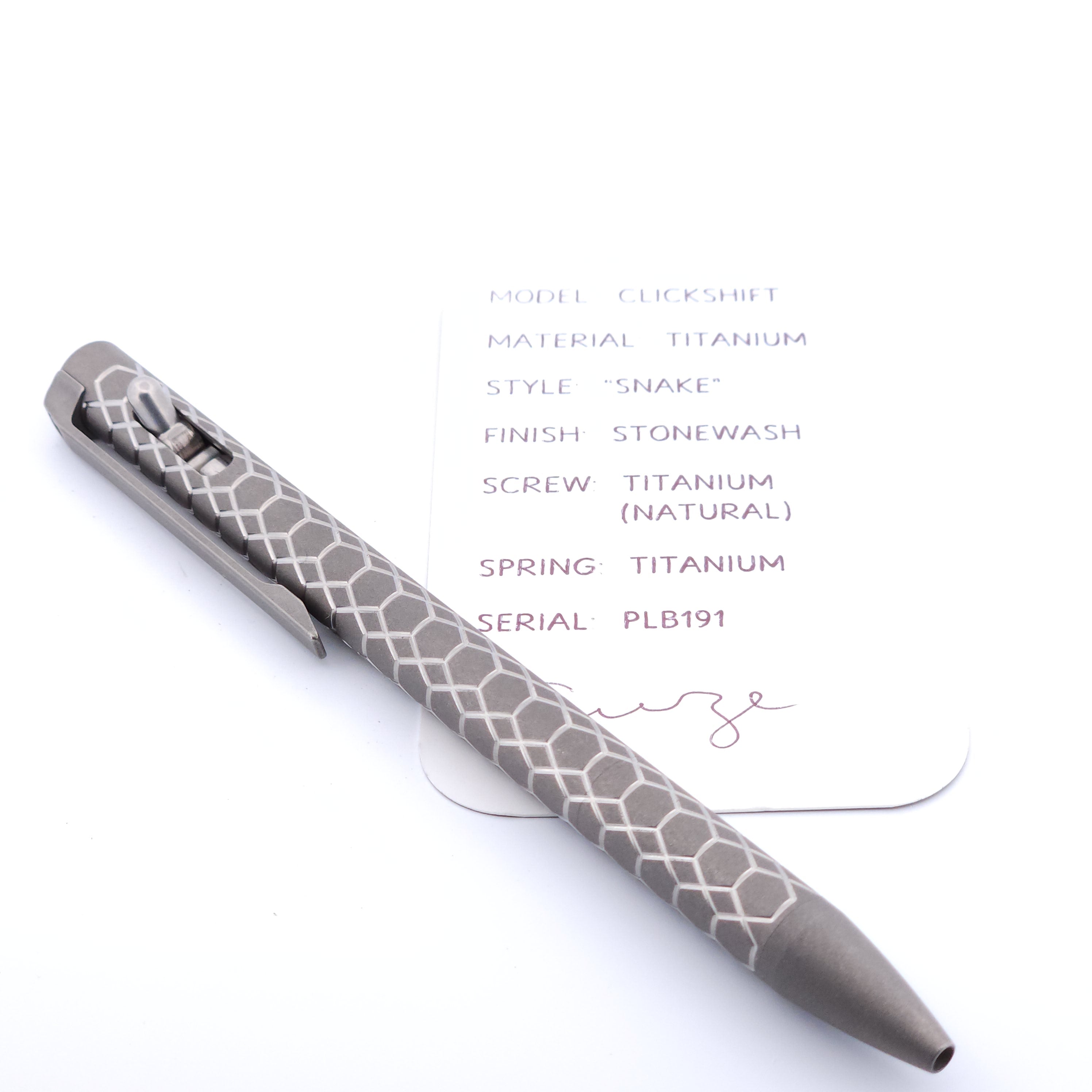 PenLab™ Custom Pen: PLB191