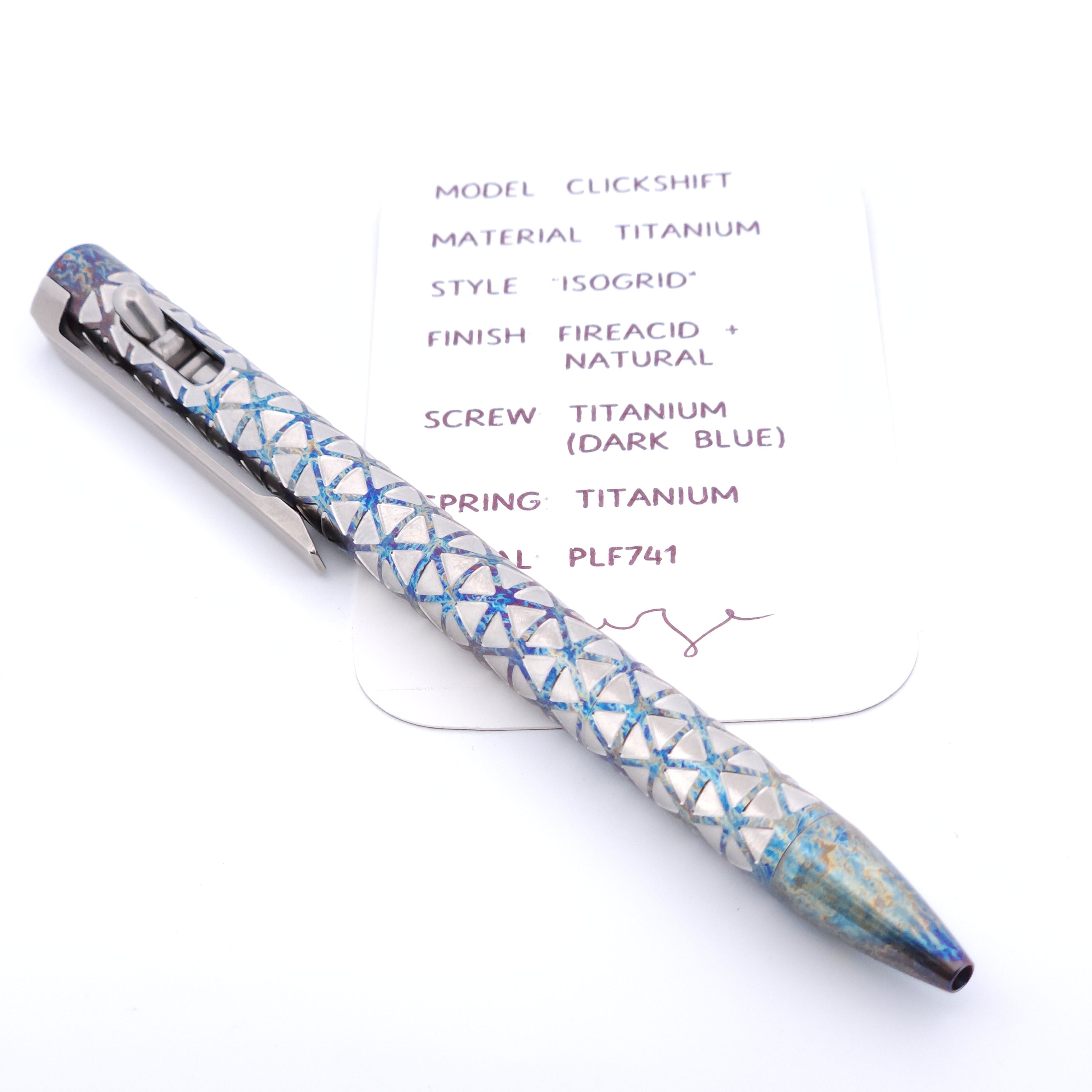 PenLab™ Custom Pen: PLF741 - "IsoGrid"