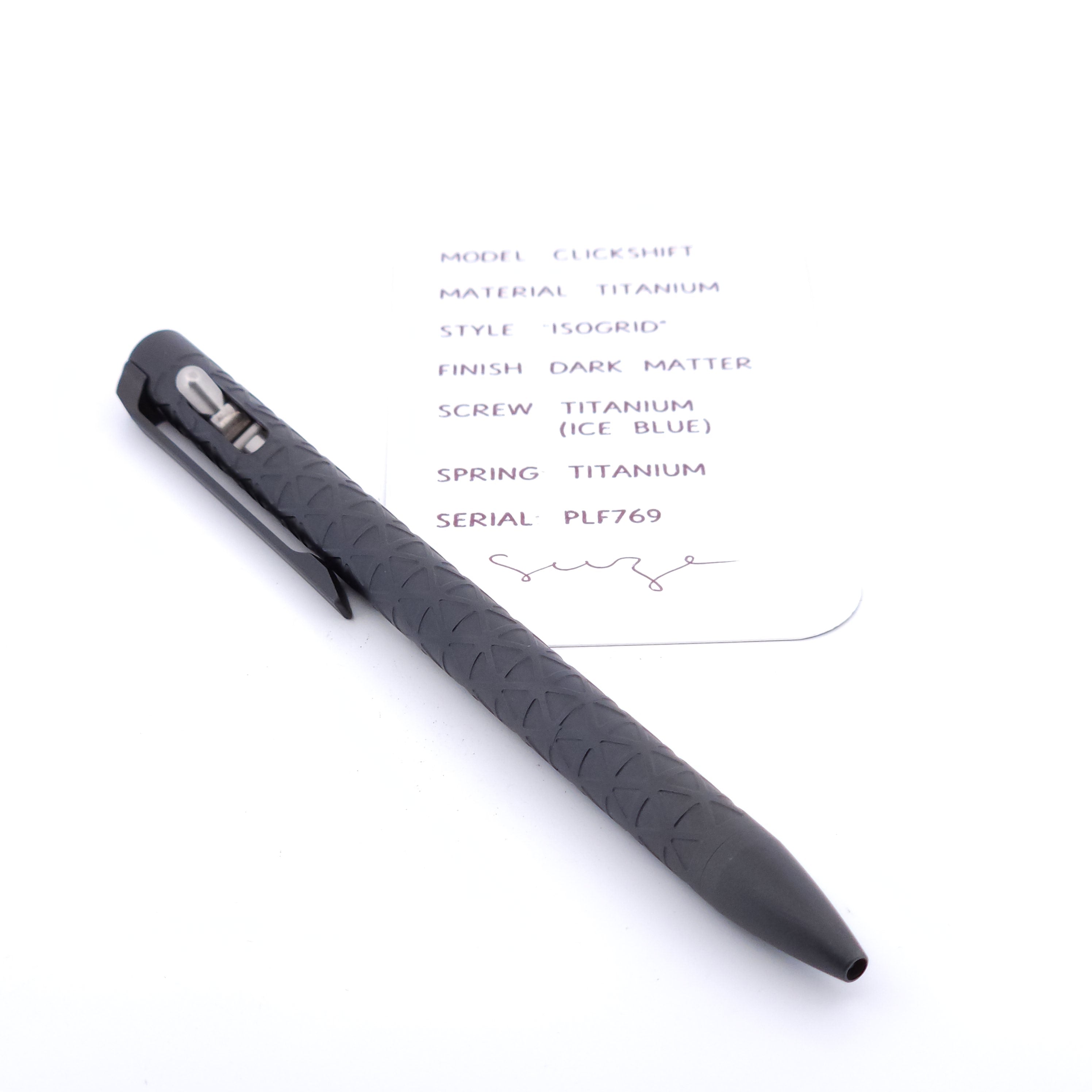 PenLab™ Custom Pen: PLF769 - "IsoGrid"