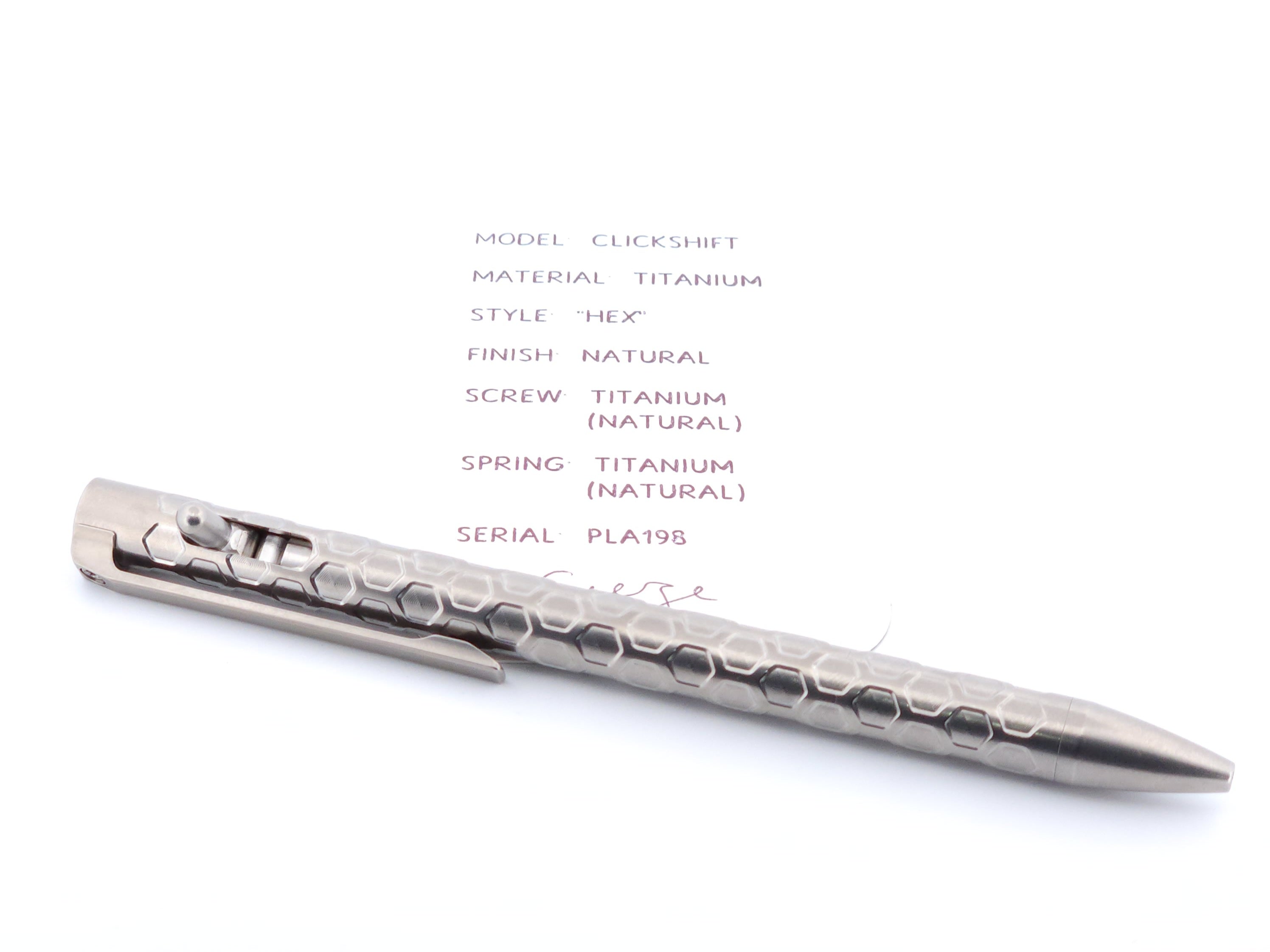 PenLab™ Custom Pen: PLA198