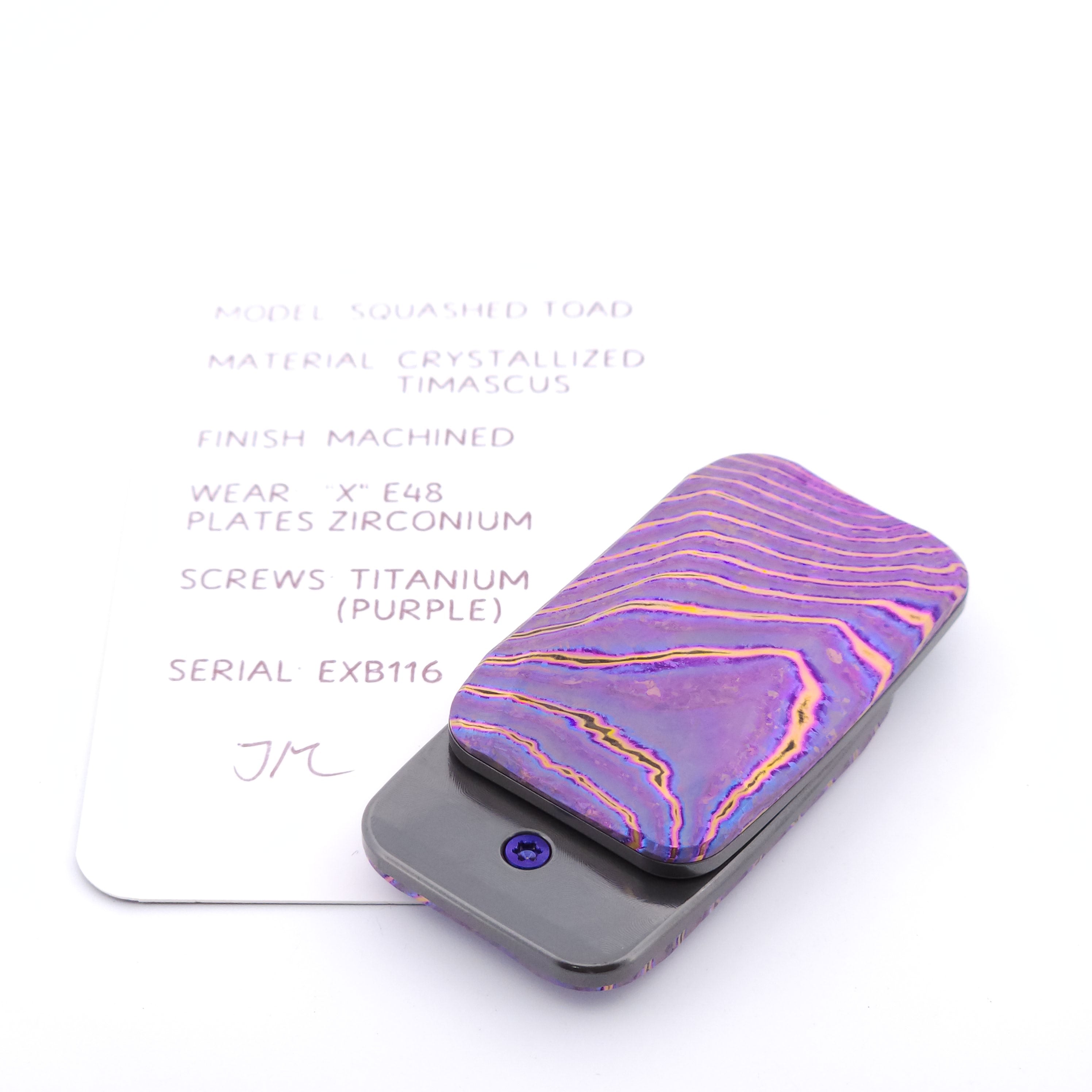 Exotic Custom Slider: EXB116 - Squashed Toad