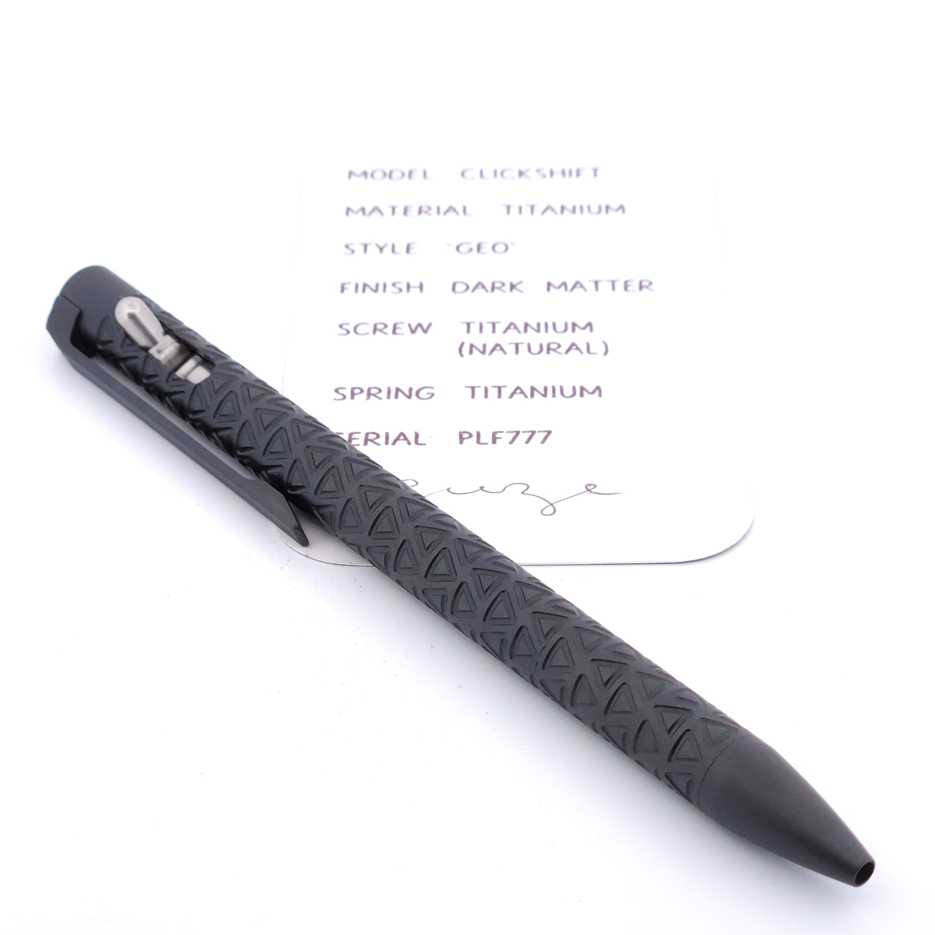 PenLab™ Custom Pen: PLF777 - "Geo"