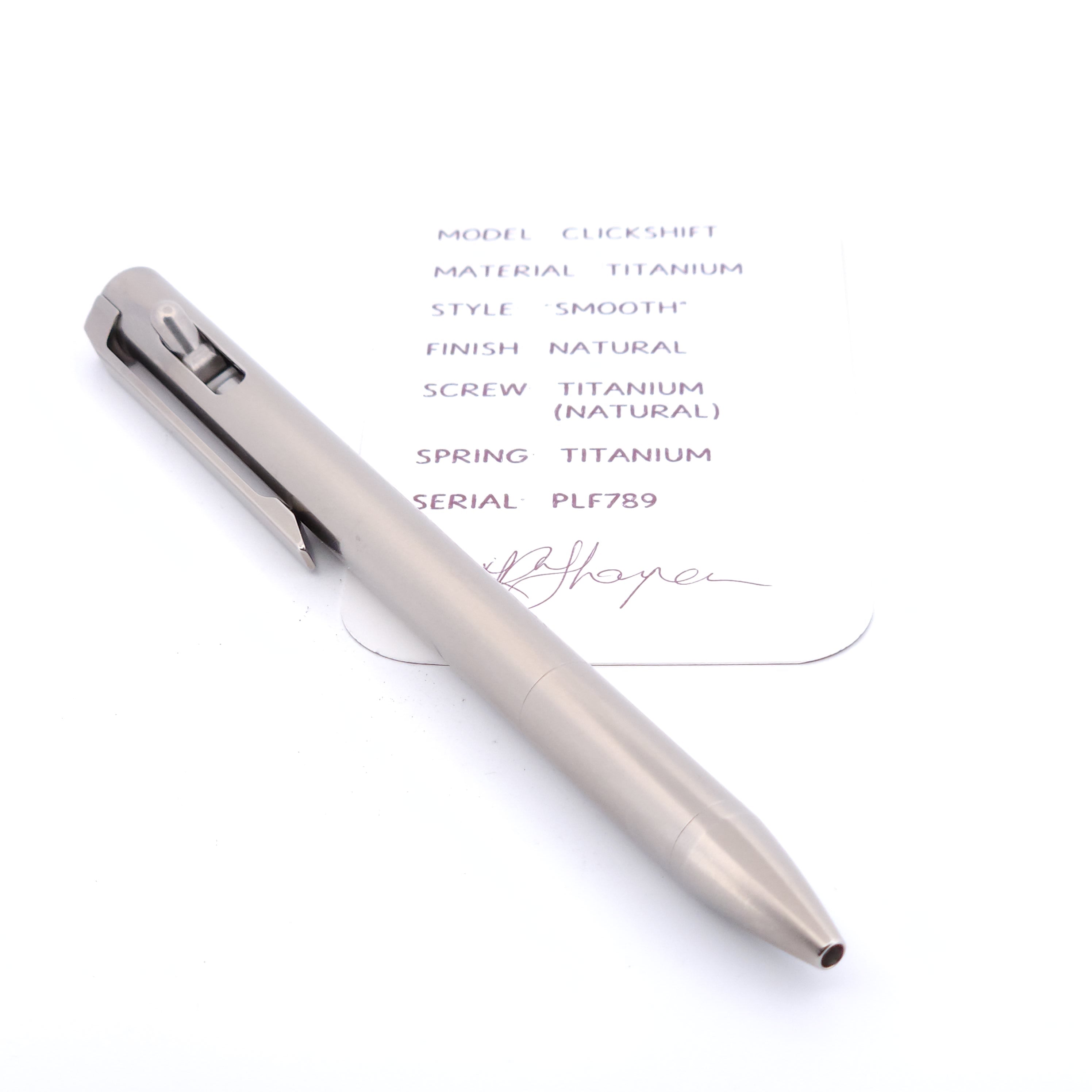 PenLab™ Custom Pen: PLF789 - "Smooth"