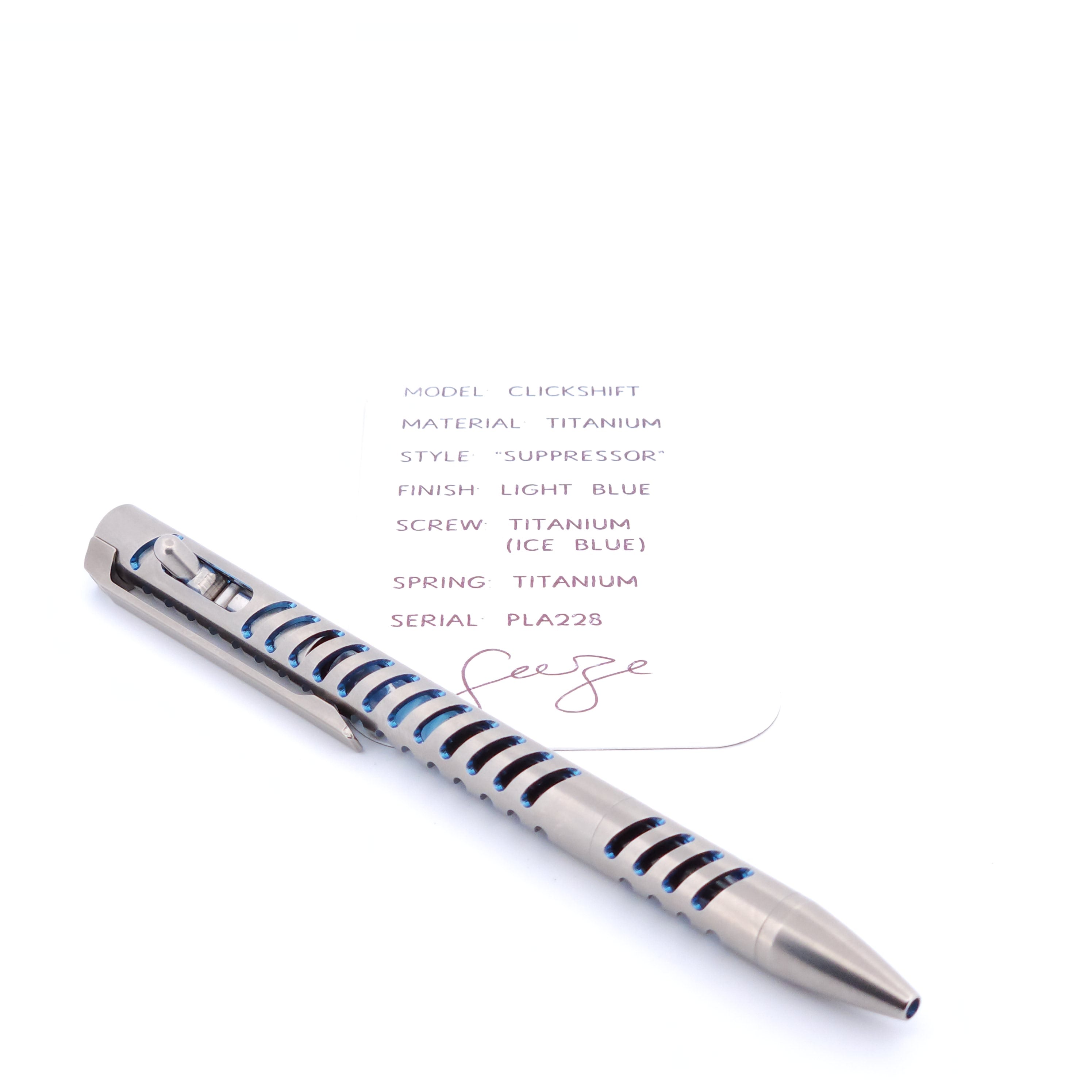 PenLab™ Custom Pen: PLA228