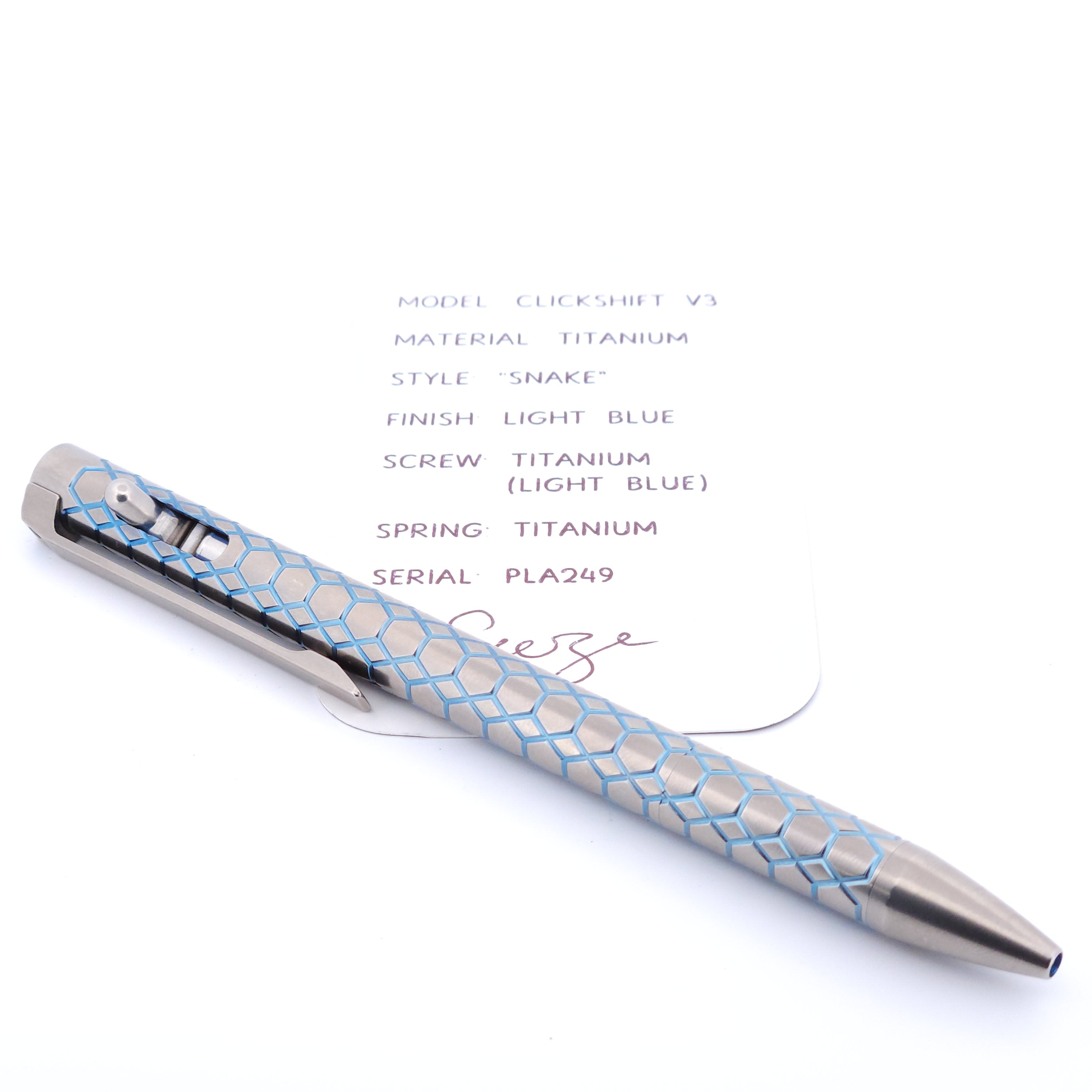PenLab™ Custom Pen: PLA249