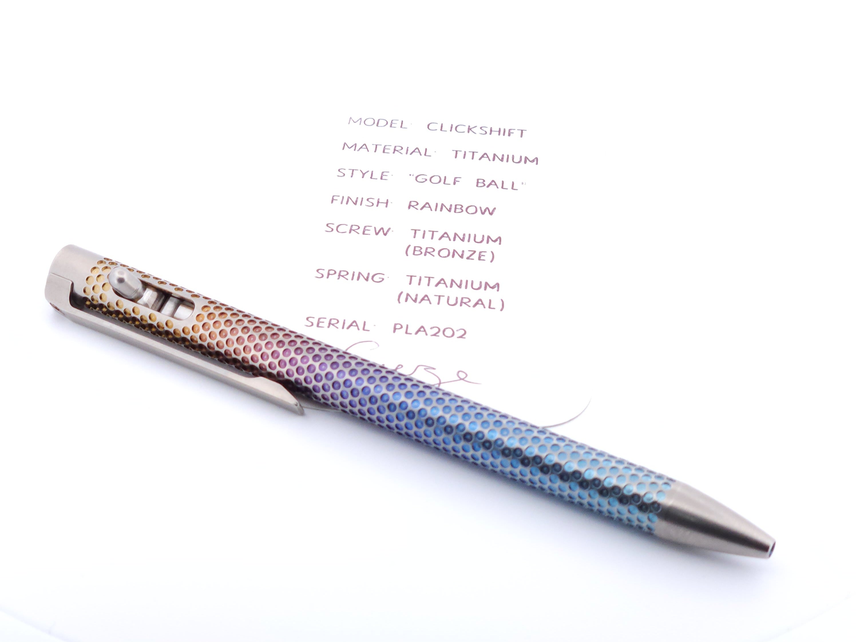 PenLab™ Custom Pen: PLA202