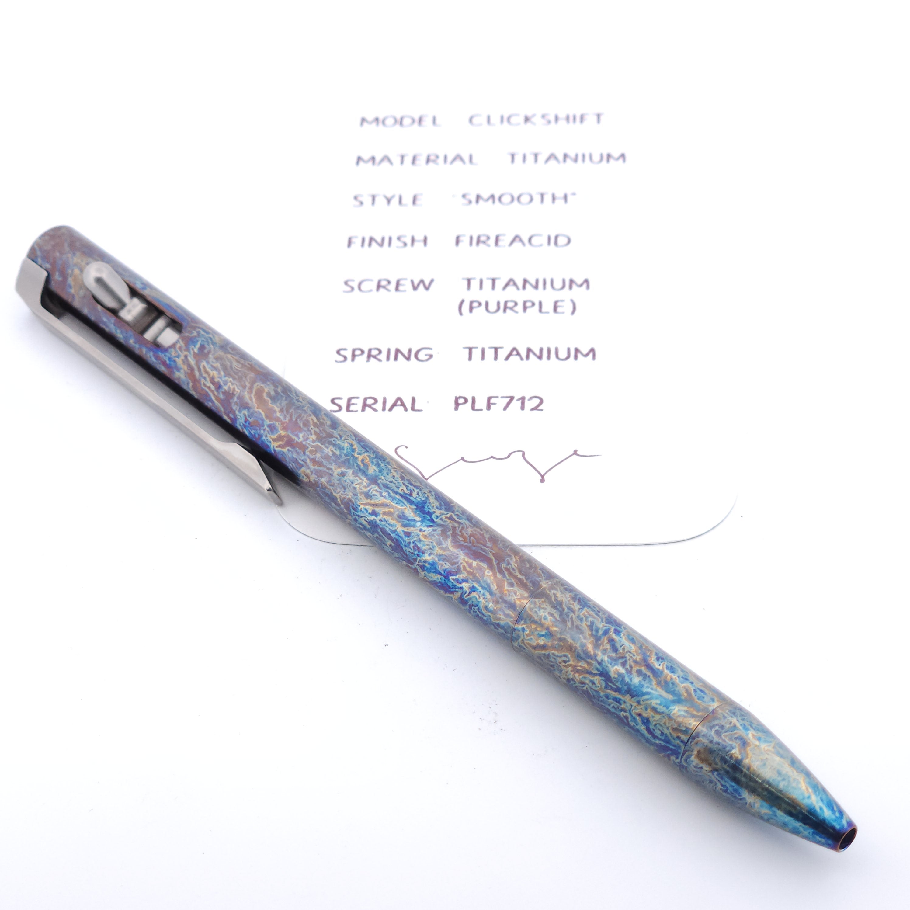 PenLab™ Custom Pen: PLF712 - "Smooth"