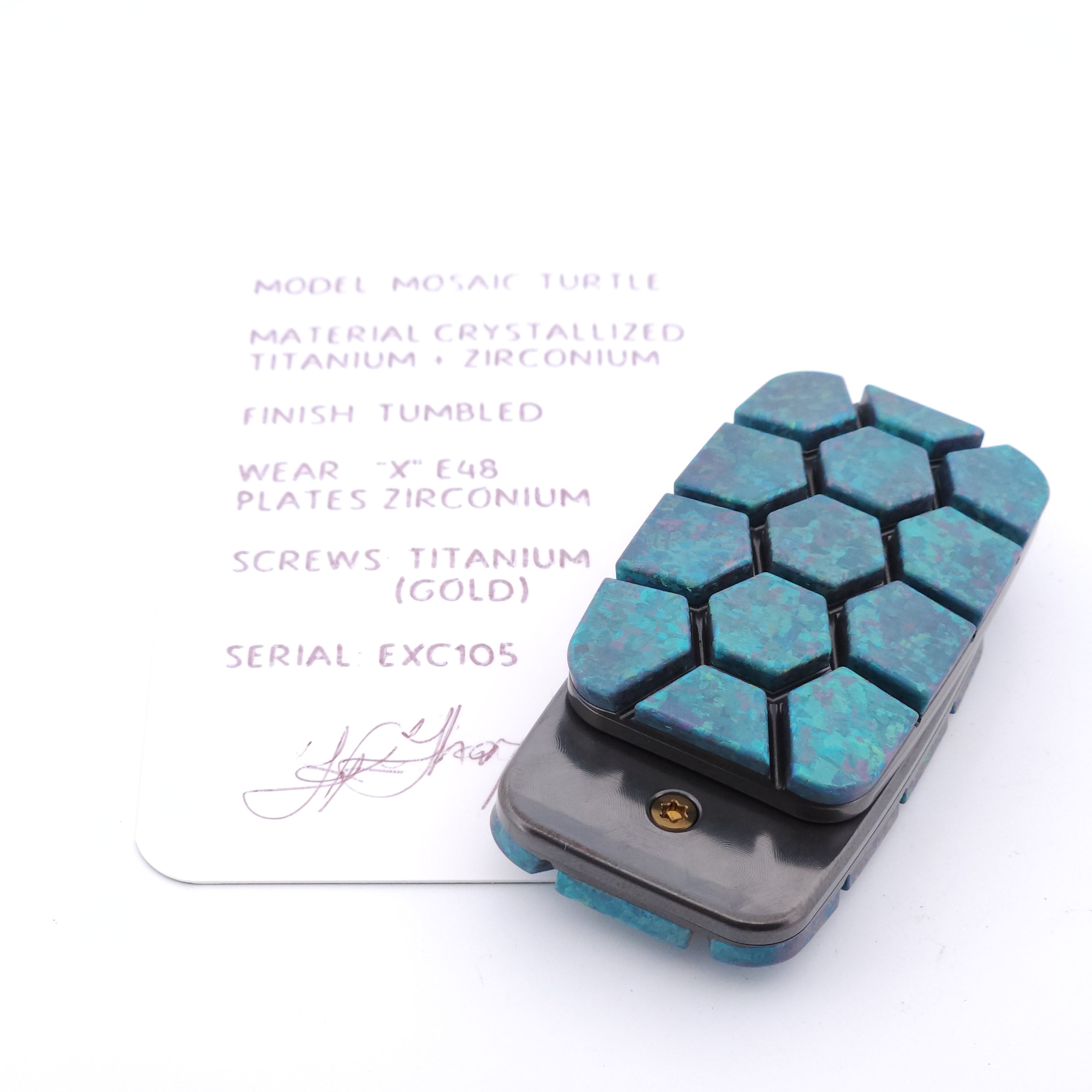 Exotic Custom Slider: EXC105 - Mosaic Turtle