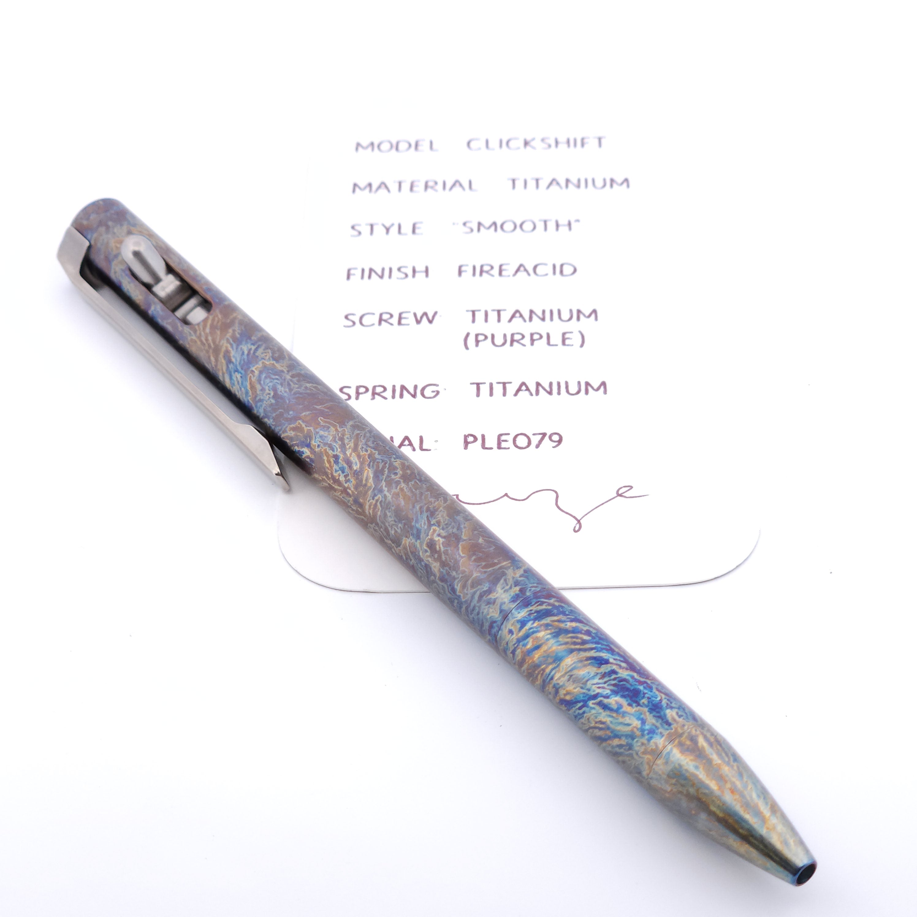 PenLab™ Custom Pen: PLE079 - "Smooth"
