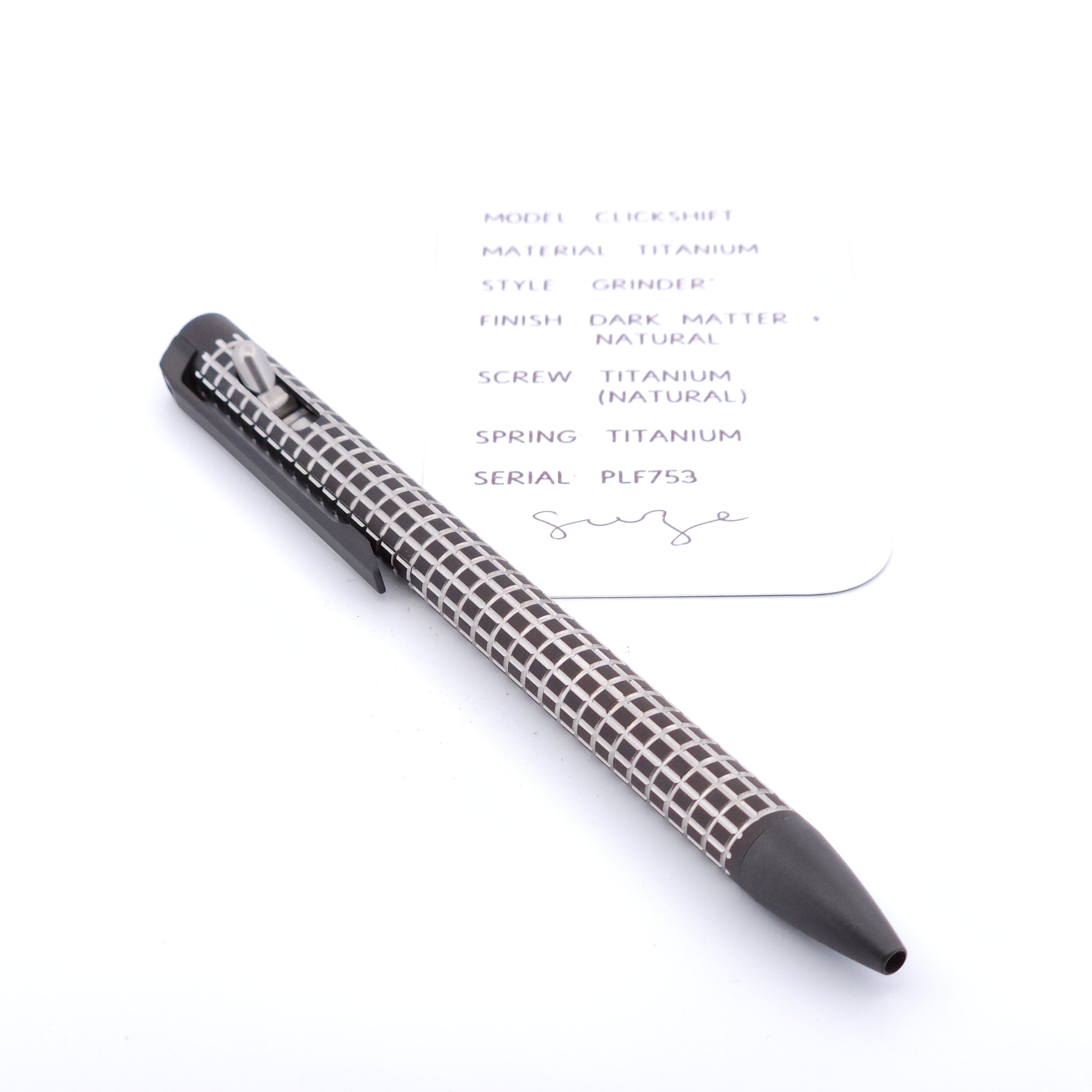 PenLab™ Custom Pen: PLF753 - "Grinder"