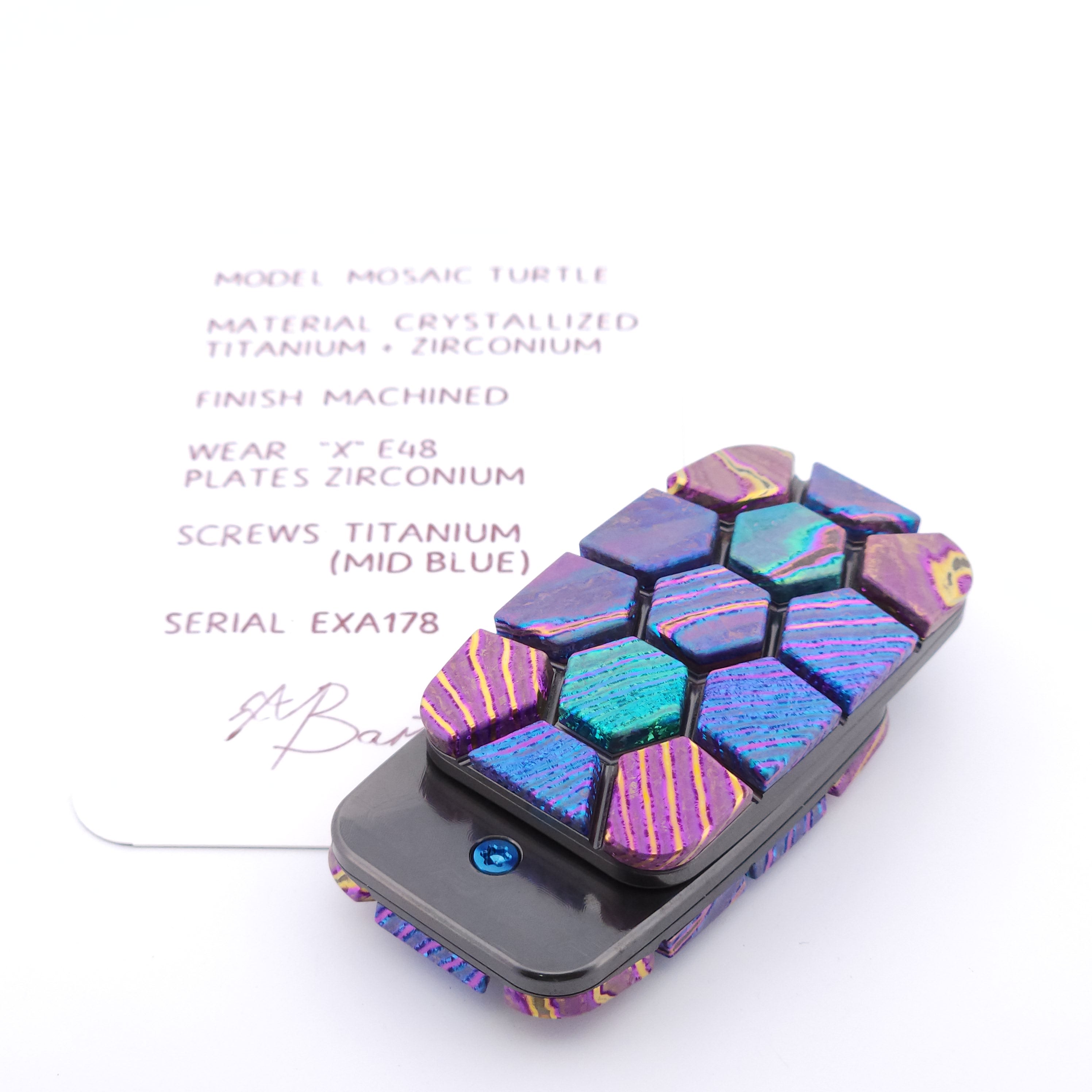 Exotic Custom Slider: EXA178 - Mosaic Turtle