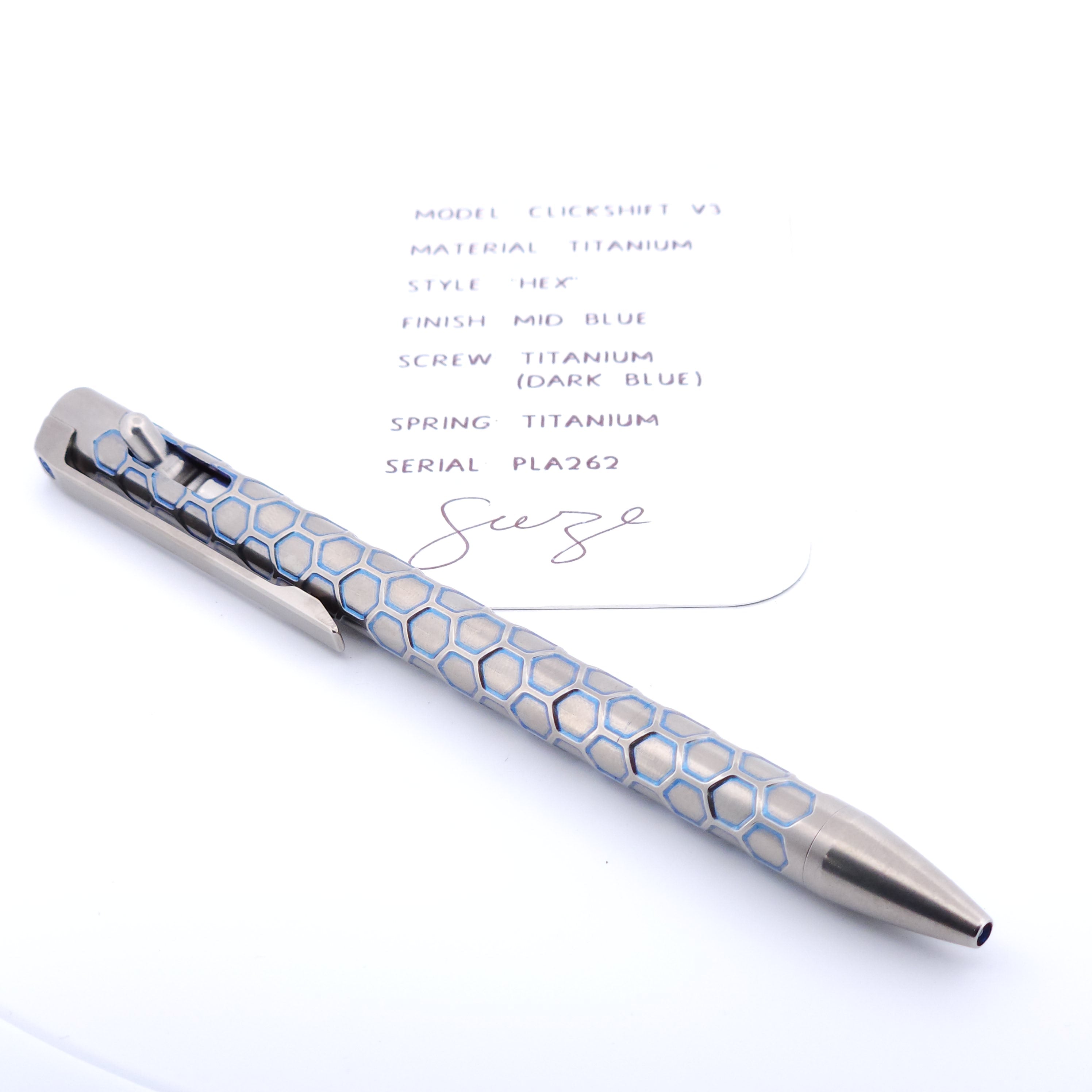 PenLab™ Custom Pen V3: PLA262