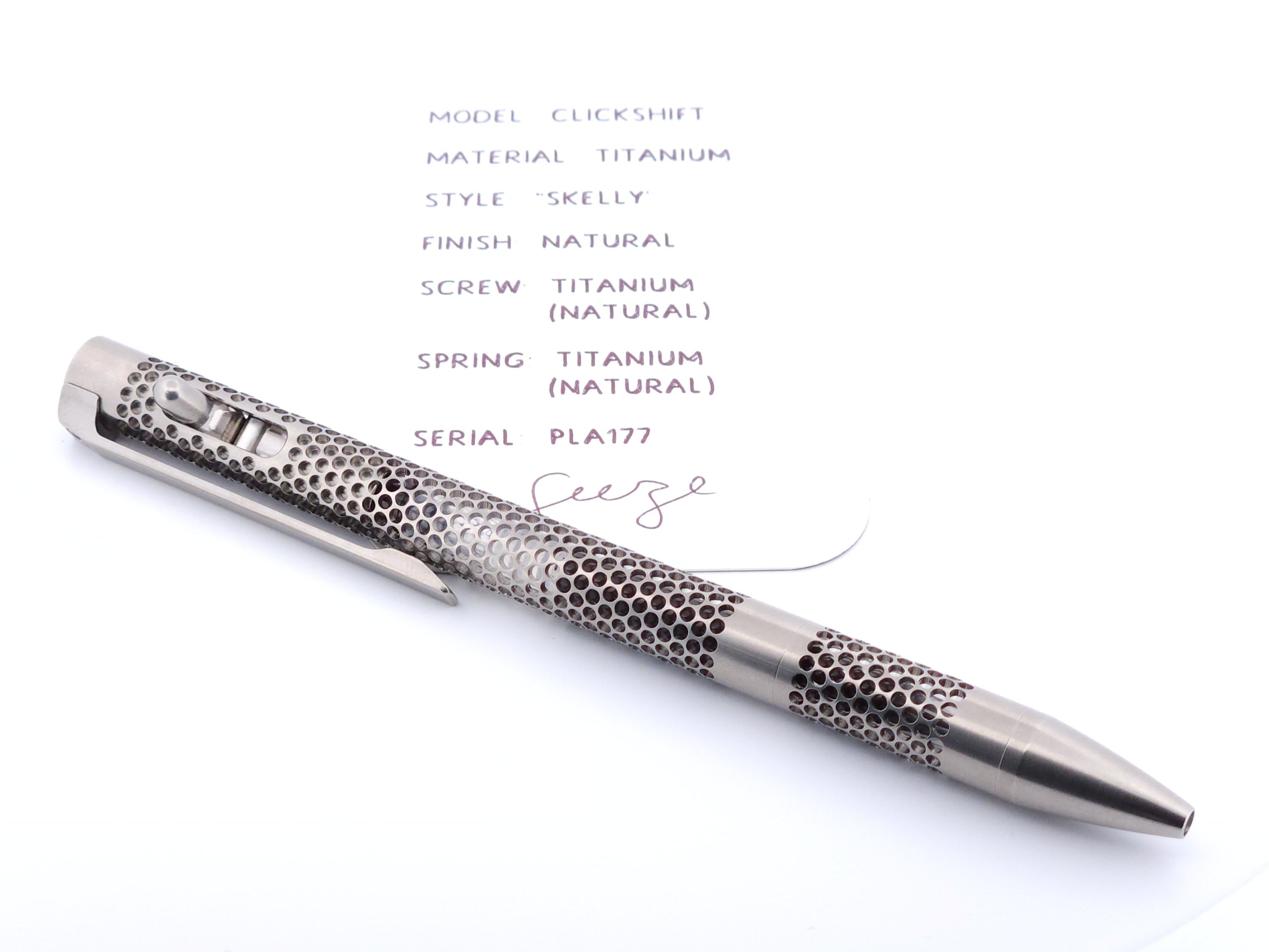 PenLab™ Custom Pen: PLA177