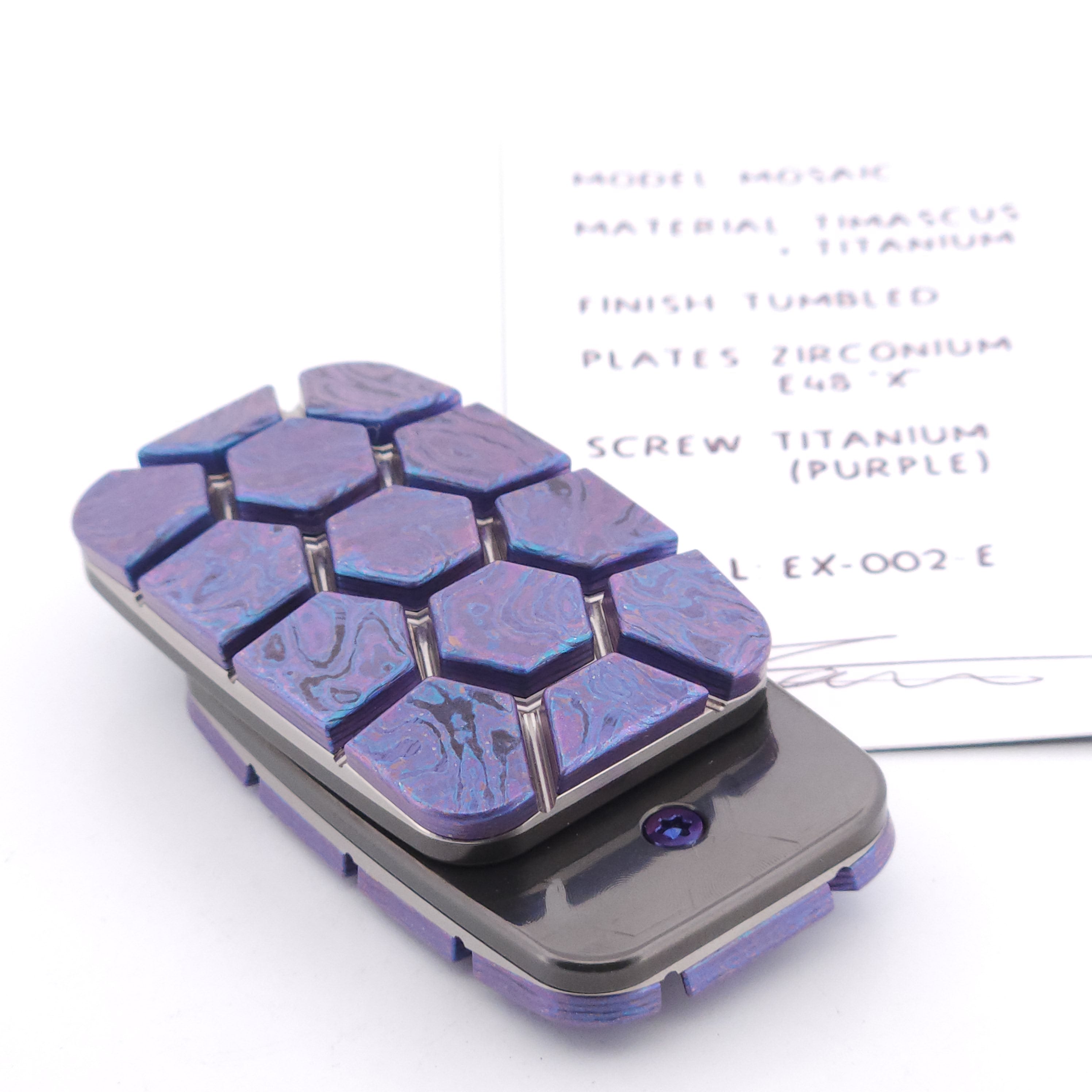 Exotic Custom Slider EX-002-E: Mosaic Turtle