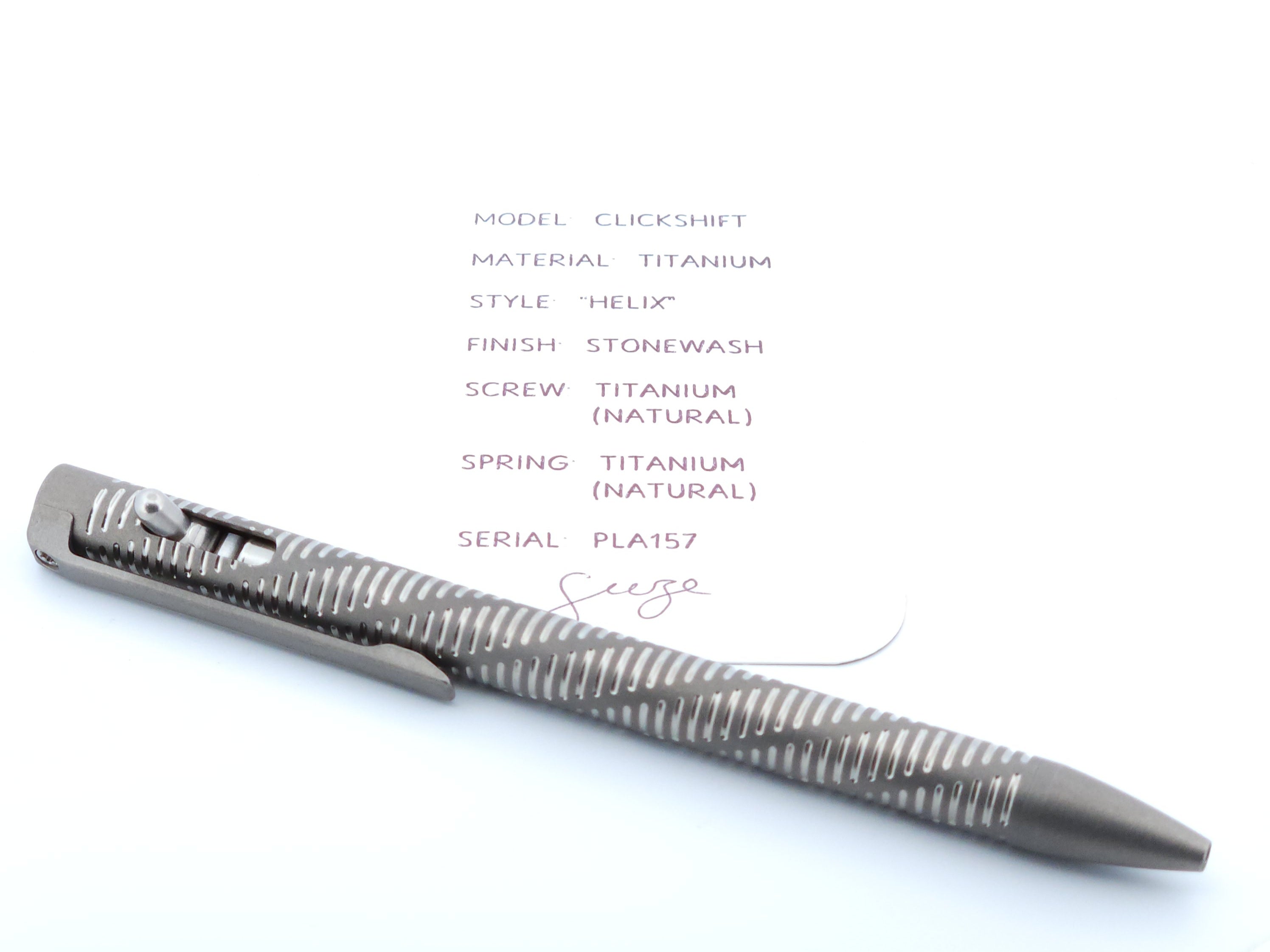 PenLab™ Custom Pen: PLA157