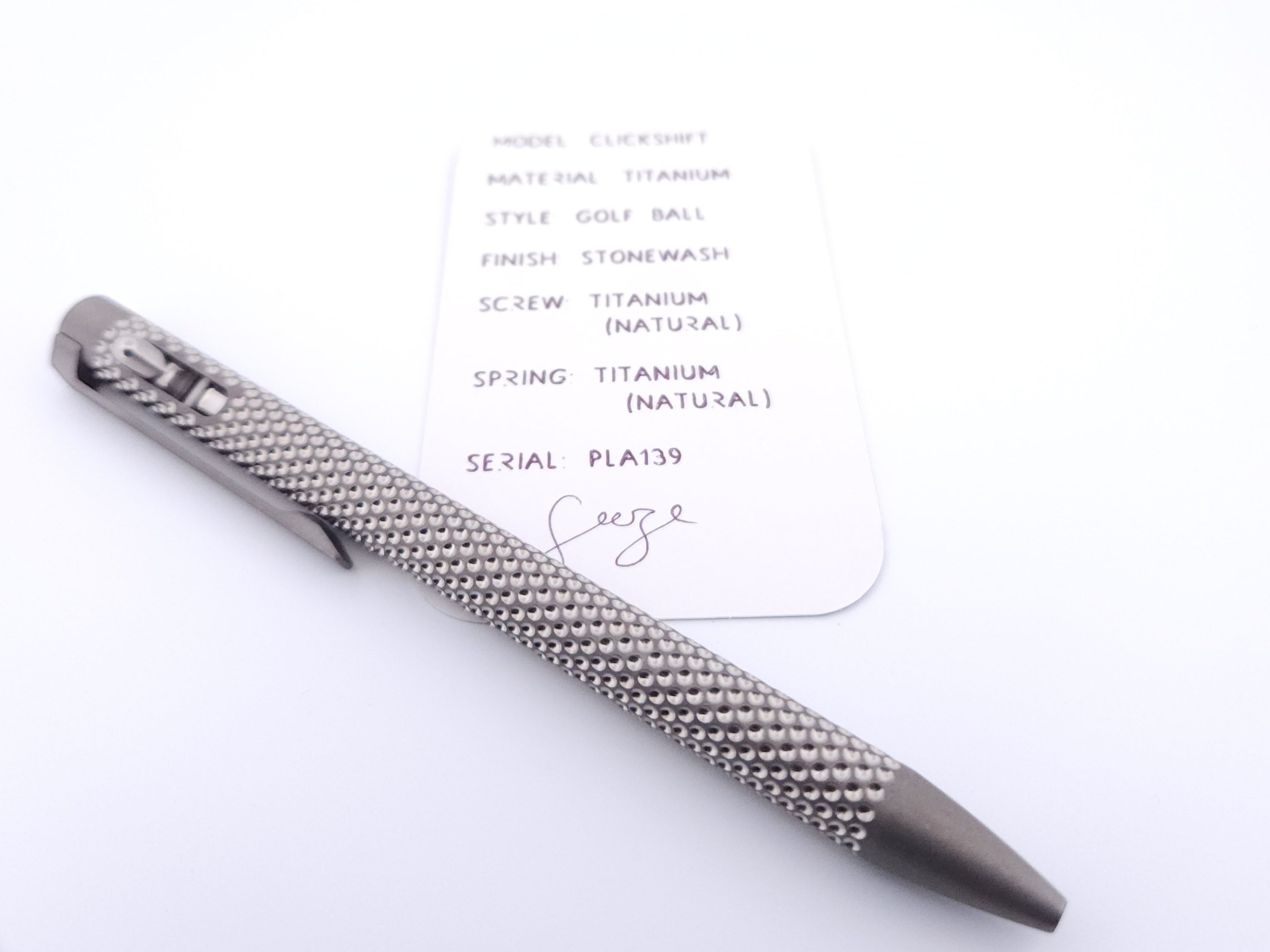 PenLab™ Custom Pen: PLA139