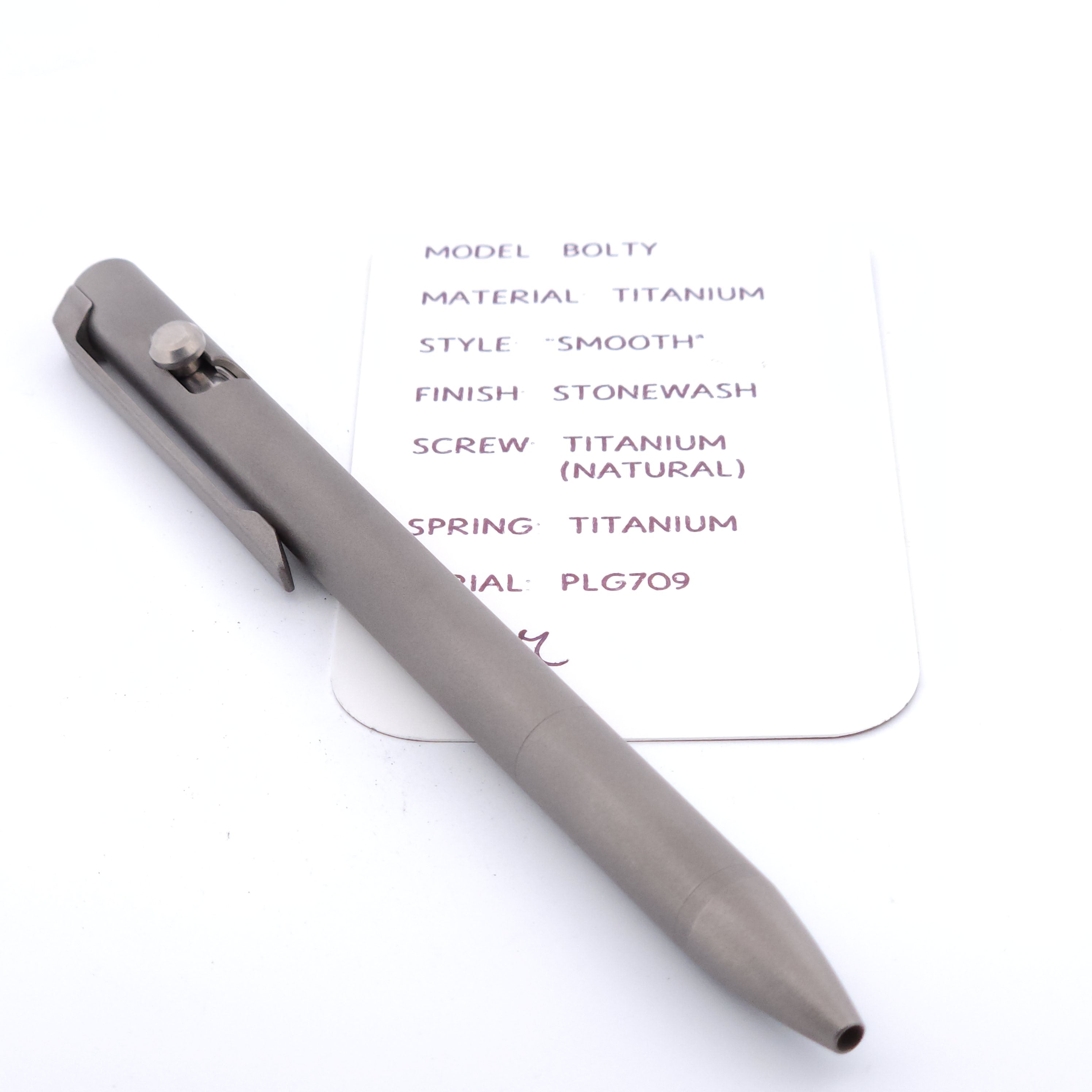 PenLab™ Custom Pen: PLG709 - "Bolty" (Stonewash)