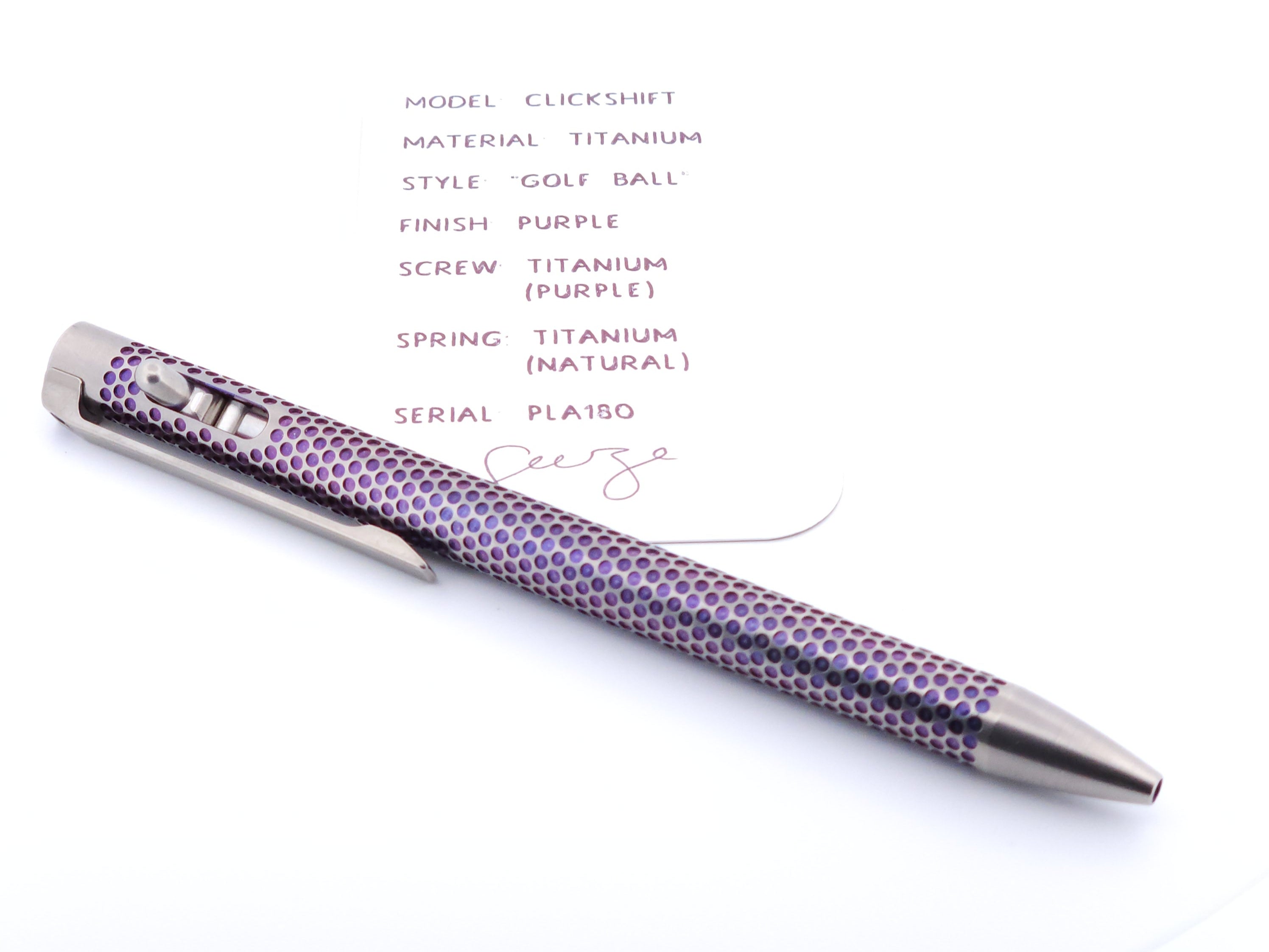 PenLab™ Custom Pen: PLA180